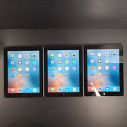 3x Apple iPad 2 2nd Gen. 16GB A1395 Wi-Fi 9.7" Tablet - Black READ