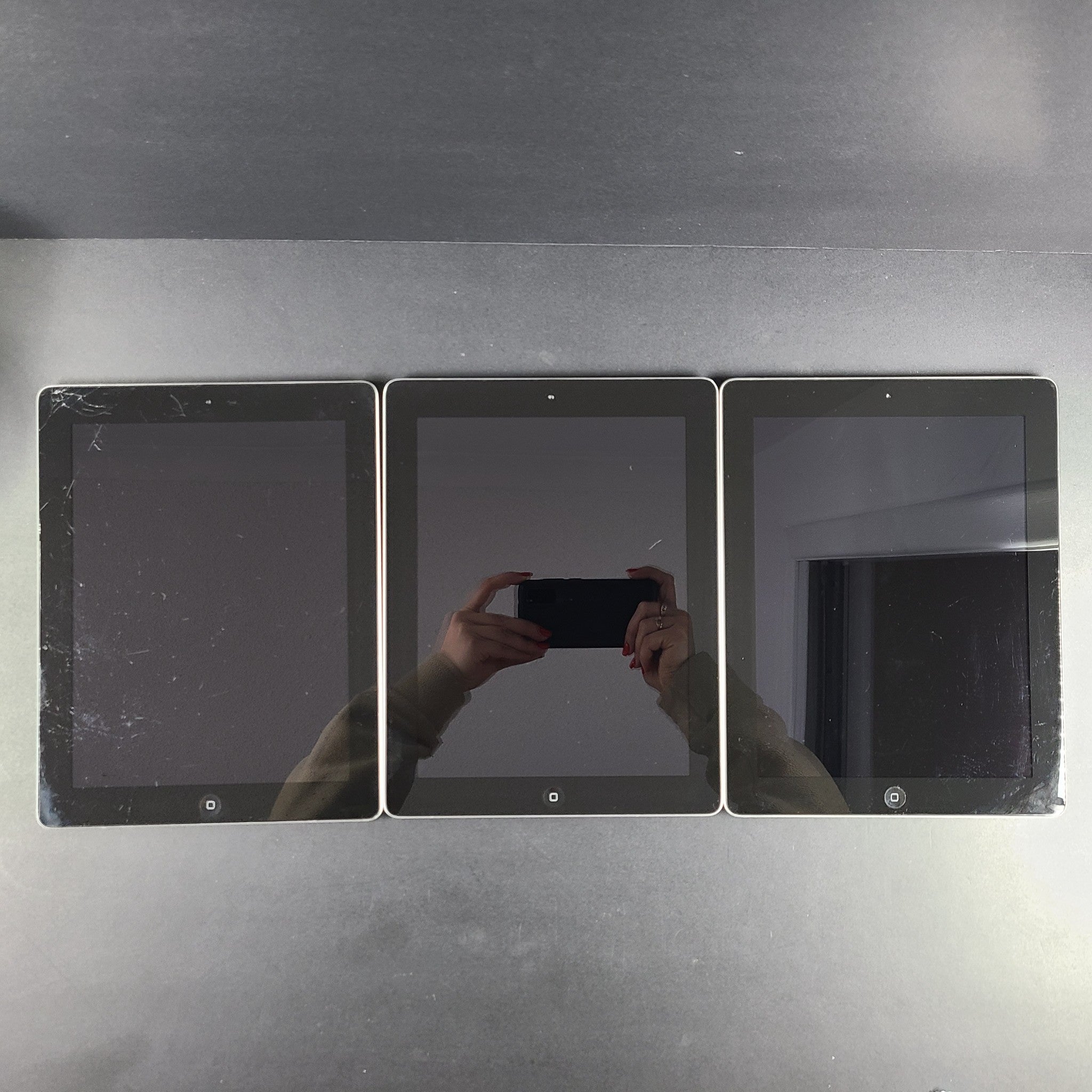 3x Apple iPad 2 2nd Gen. 16GB A1395 Wi-Fi 9.7" Tablet - Black READ