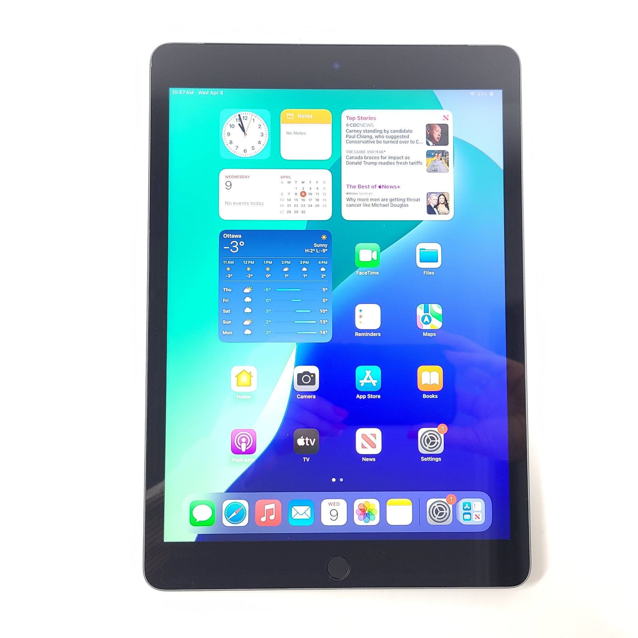 Apple iPad 9th Generation 64GB A2603 Wi-Fi + 4G LTE 10.2" Tablet - Space Gray