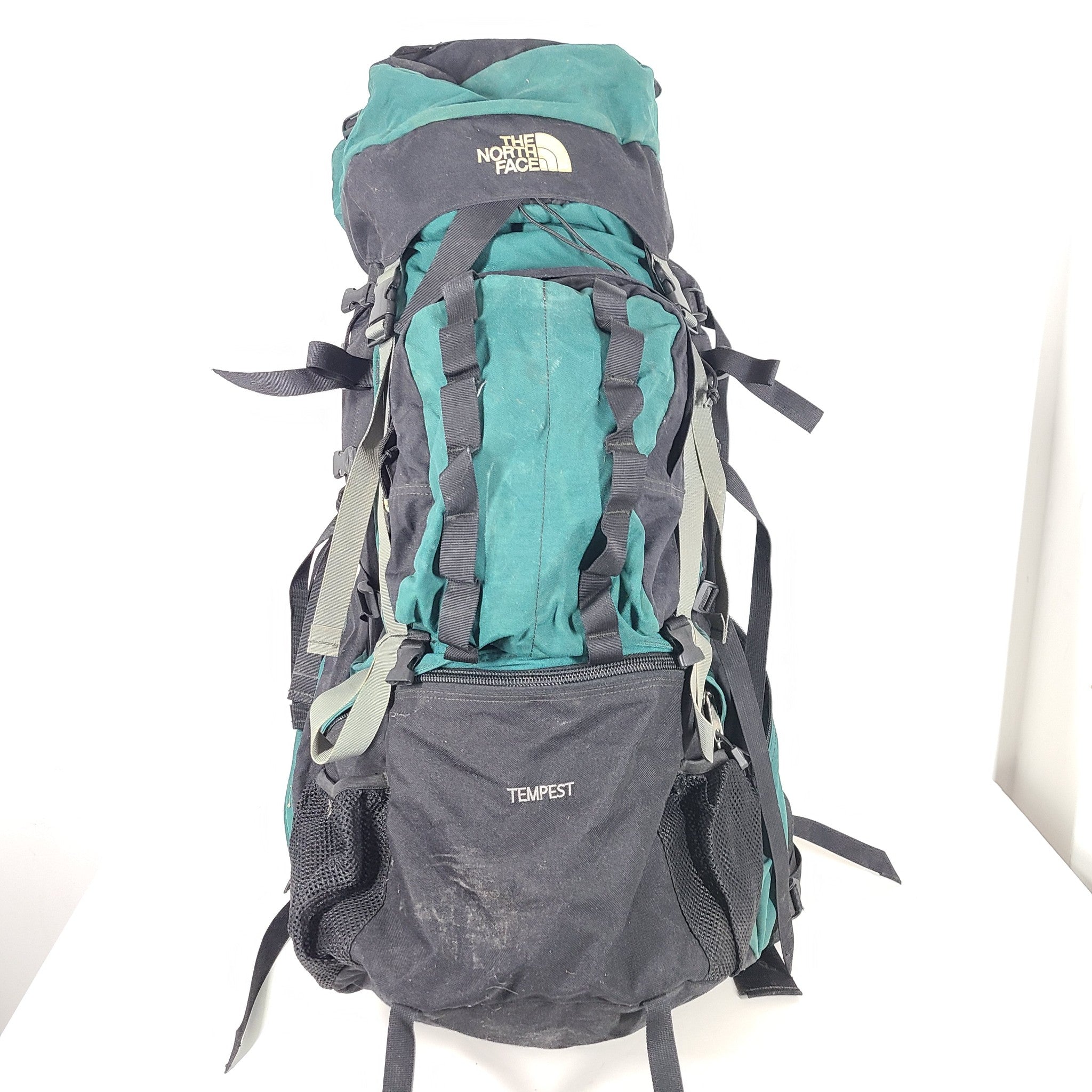 Rare Vintage The North Face TNF Tempest Women's Hiking Backpack Green Sz M