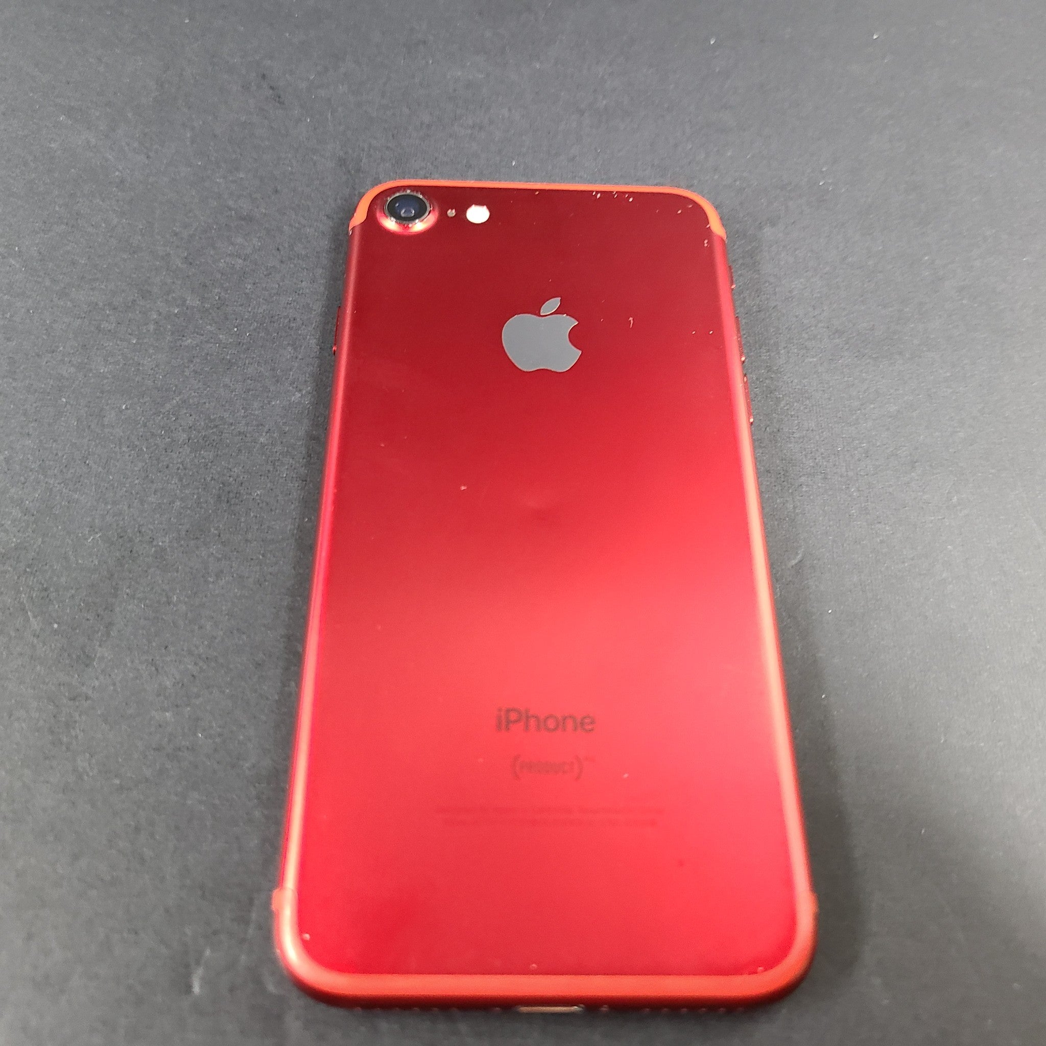 Apple iPhone 7 (Product) RED Smartphone A1778 FOR PARTS HOME BUTTON