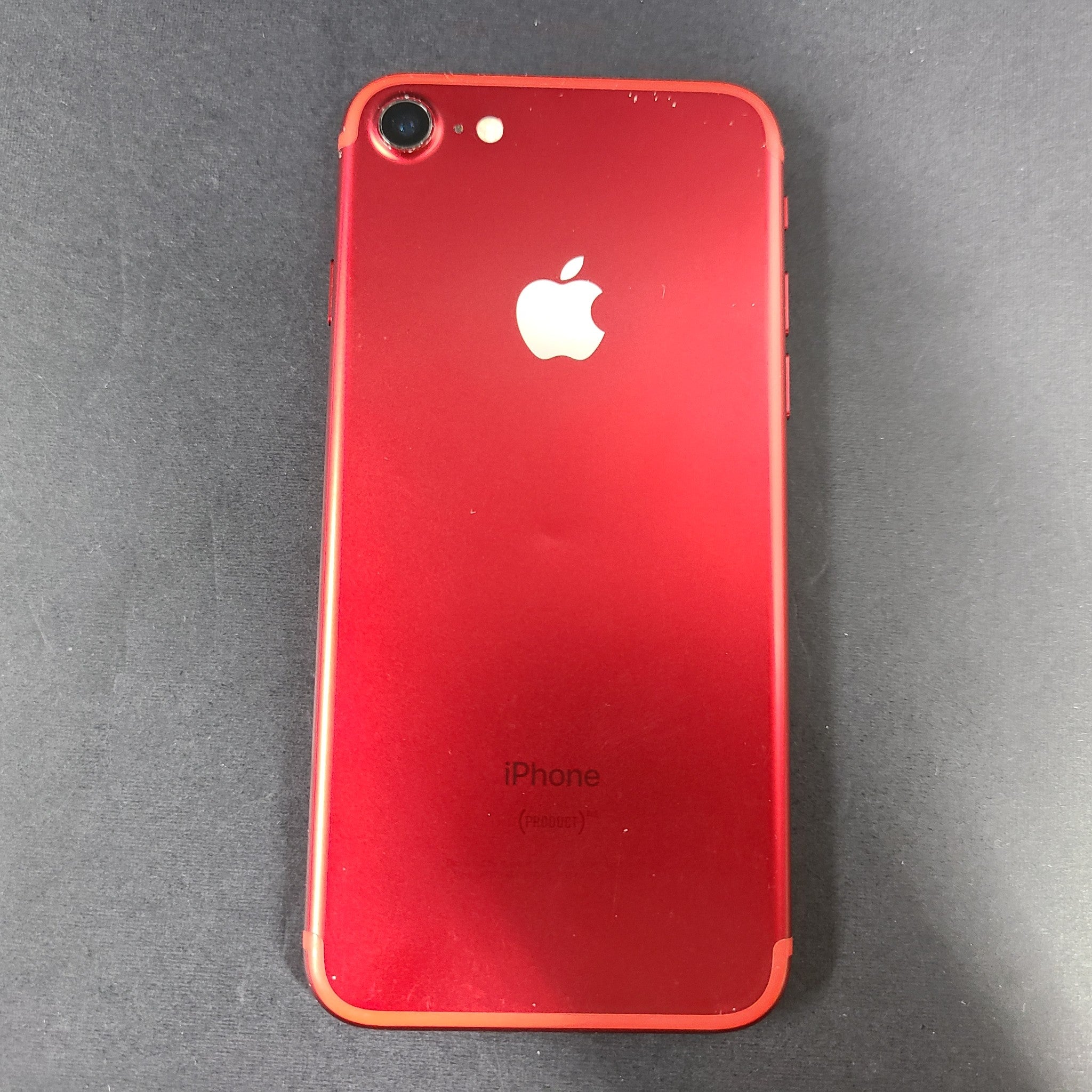 Apple iPhone 7 (Product) RED Smartphone A1778 FOR PARTS HOME BUTTON