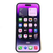 Apple iPhone 14 Pro Max 256GB A2651 Purple (Locked to AT&T) Smartphone READ back