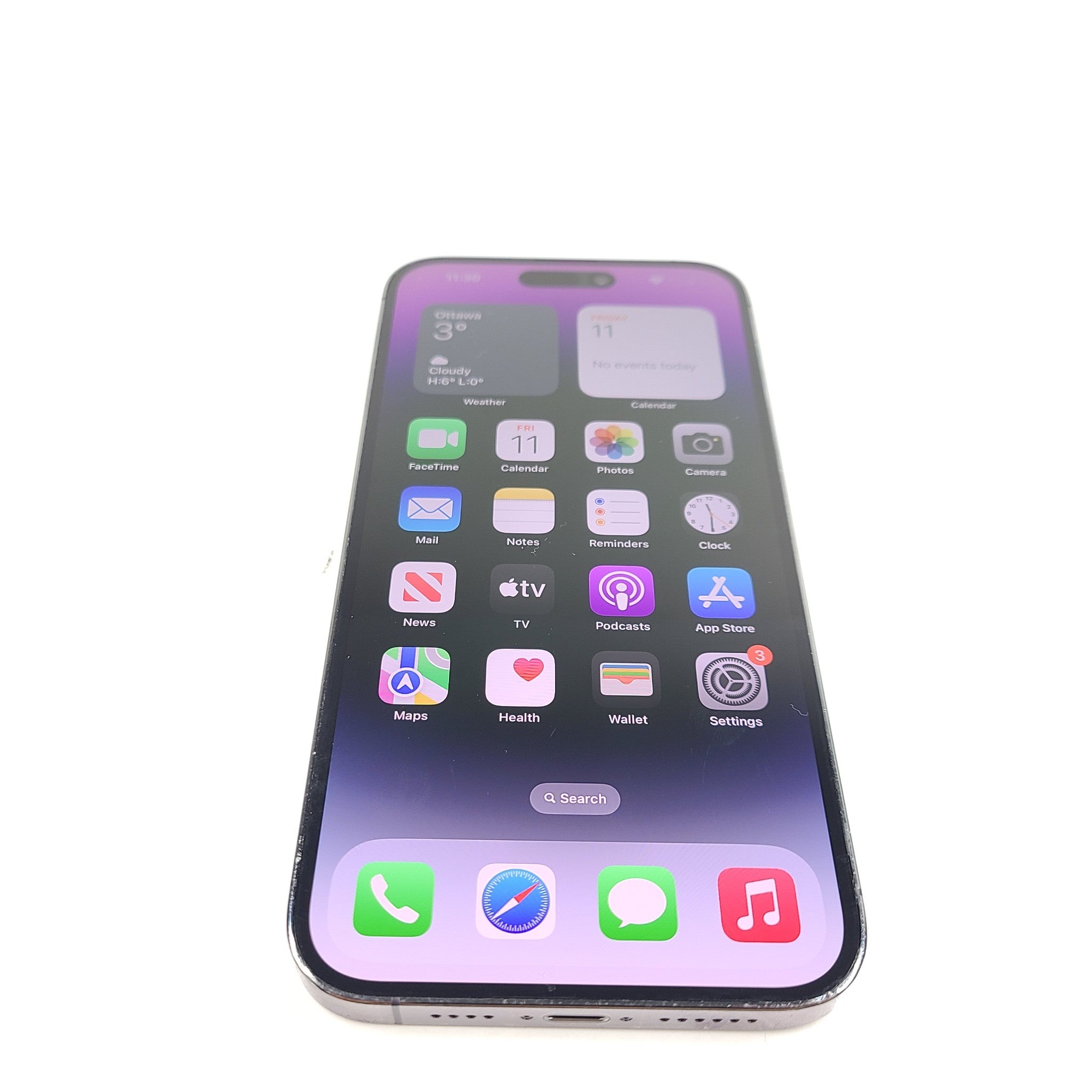 Apple iPhone 14 Pro Max 256GB A2651 Purple (Locked to AT&T) Smartphone READ back