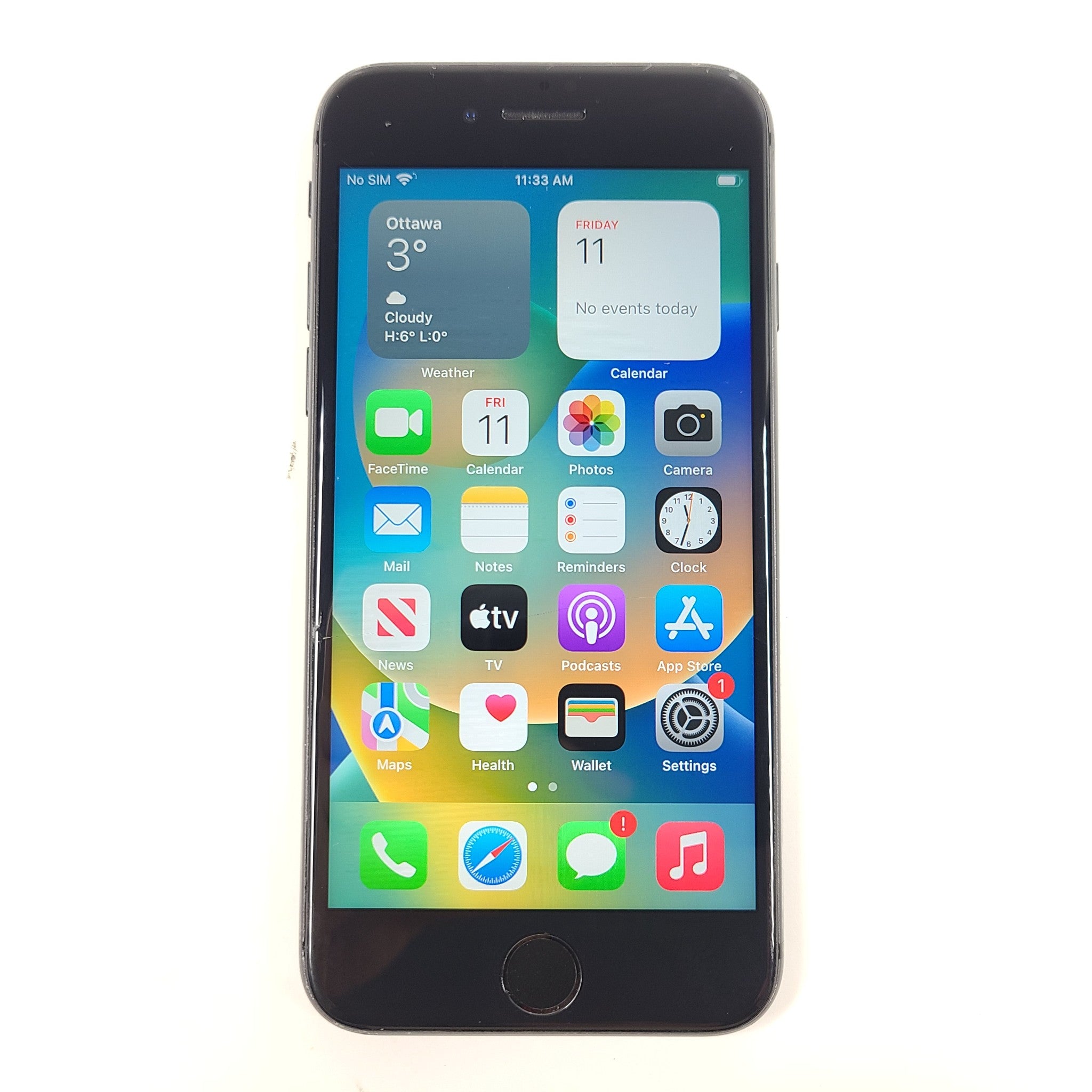 Apple iPhone 8 - 64GB - Space Gray (Unlocked) A1905 (GSM) Smartphone READ CRACK