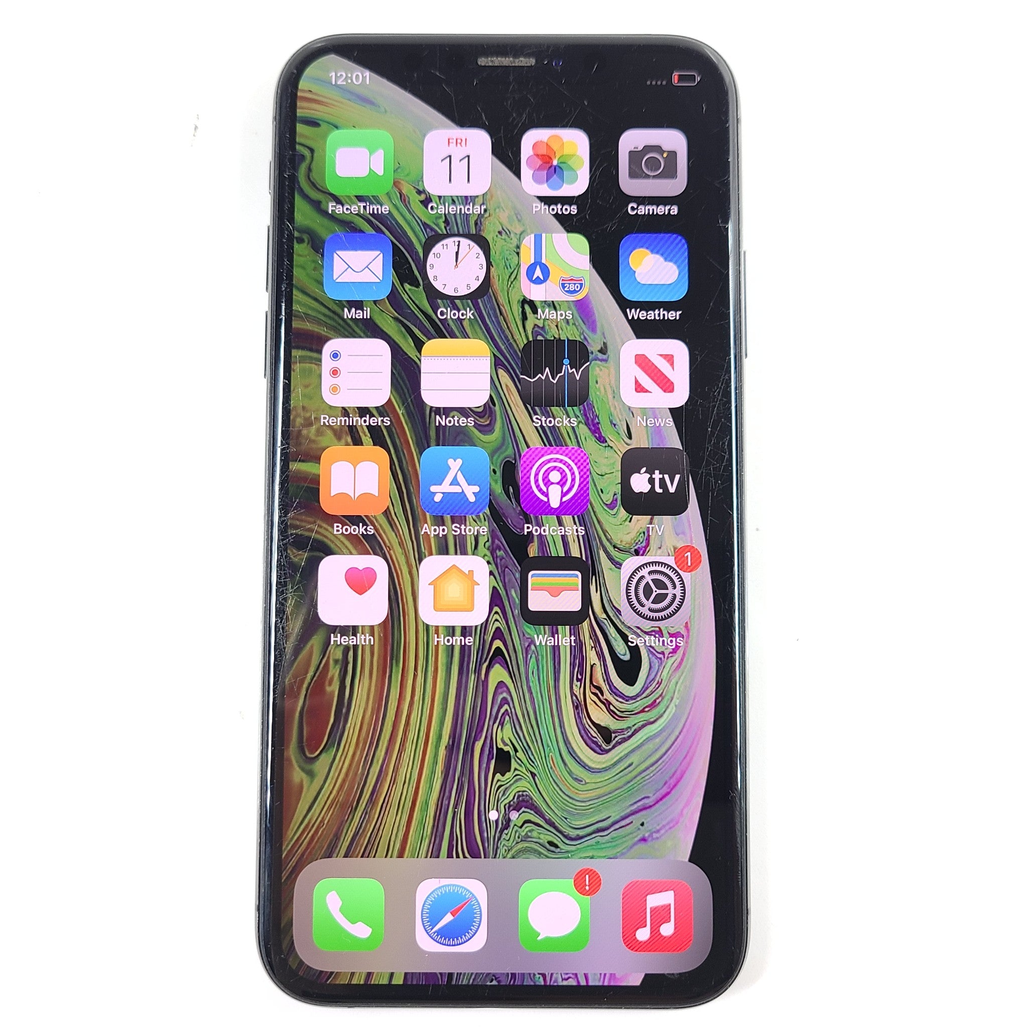 Apple iPhone XS - 64GB - Space Gray (Unlocked) A1920 (CDMA + GSM) some scratches
