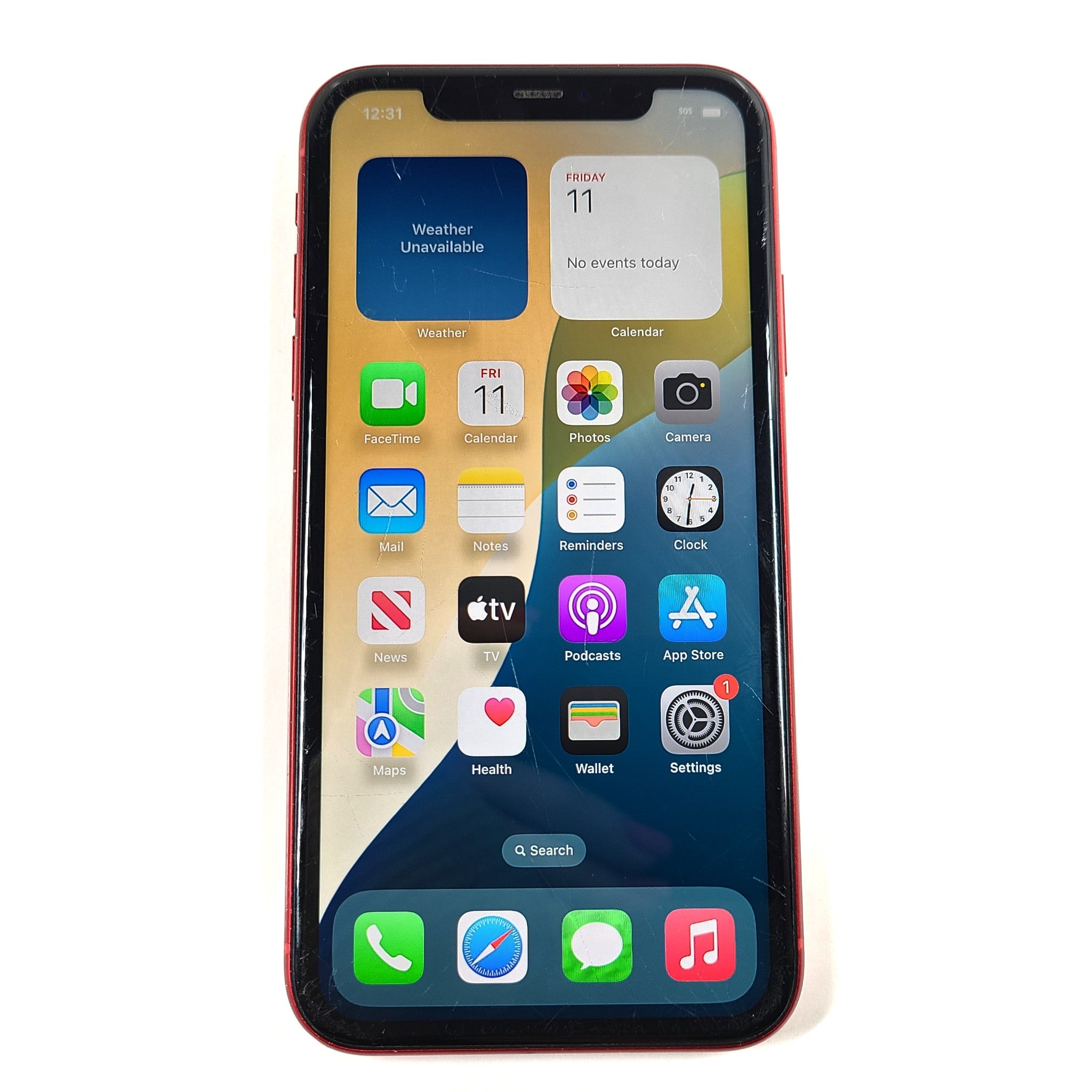 Apple iPhone 11 64GB Product Red (Unlocked) A2111 (CDMA + GSM) READ Scratches