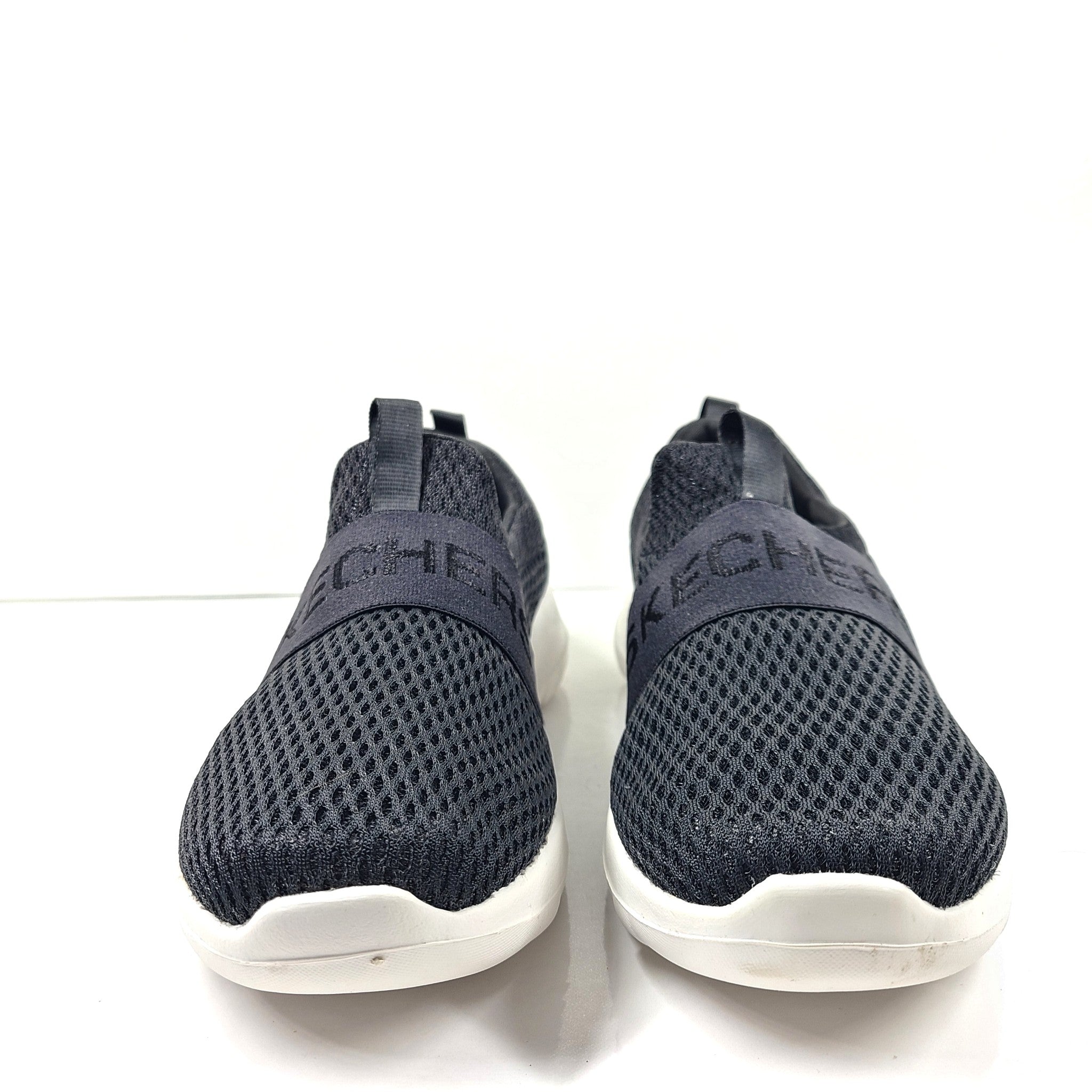 Skechers Women's Air Cooled GOwalk Joy Light Smile GogaMat Sneakers Black Sz 6.5