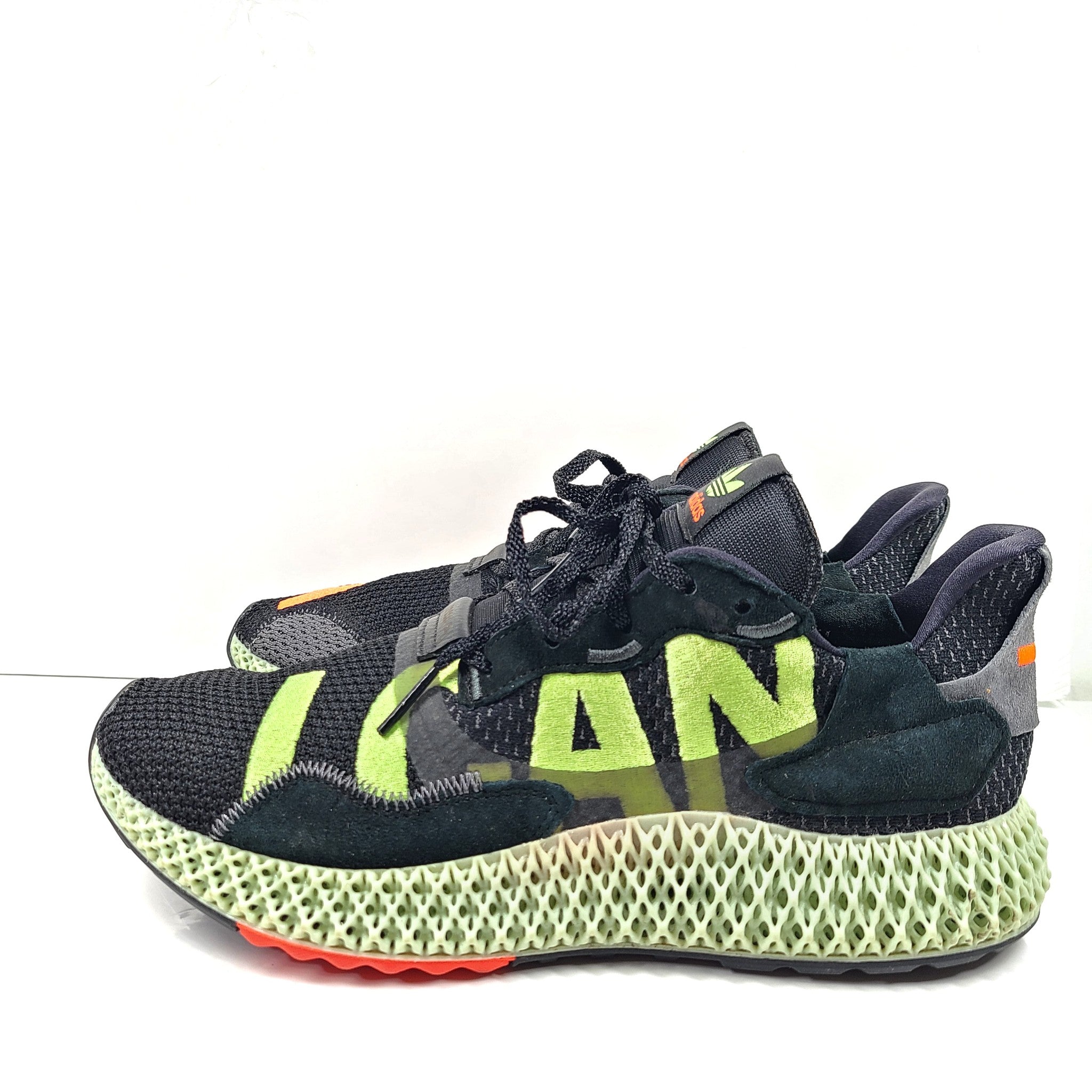 Adidas Men's Torsion ZX 4000 4D Sneakers EF9625 I Want I Can Black Size 10