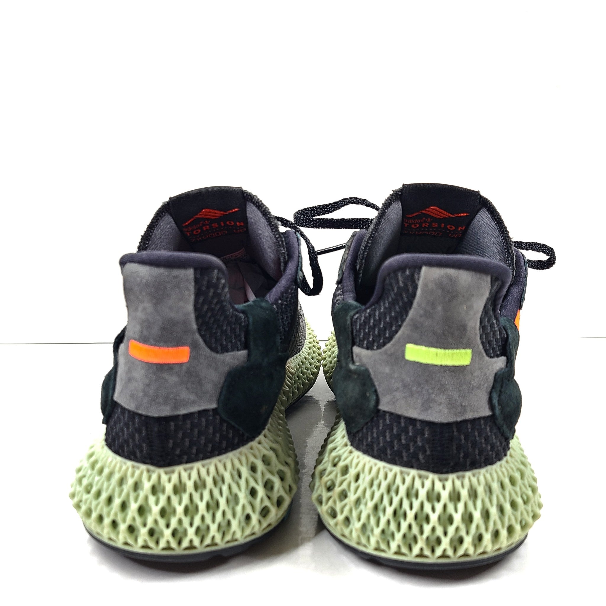 Adidas Men's Torsion ZX 4000 4D Sneakers EF9625 I Want I Can Black Size 10
