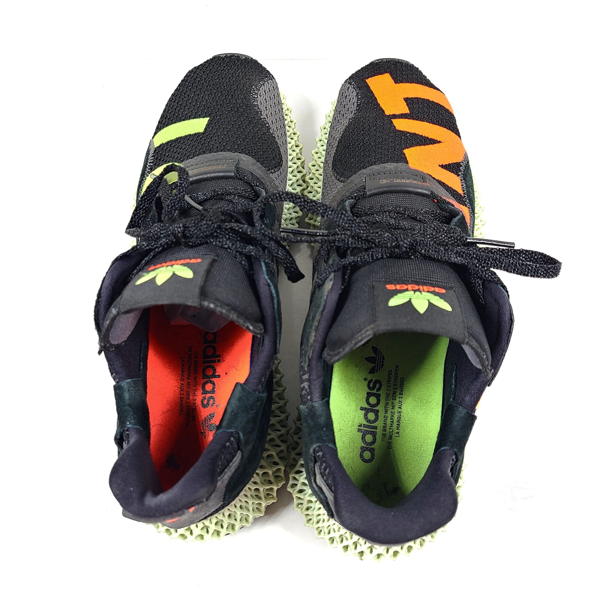 Adidas Men's Torsion ZX 4000 4D Sneakers EF9625 I Want I Can Black Size 10