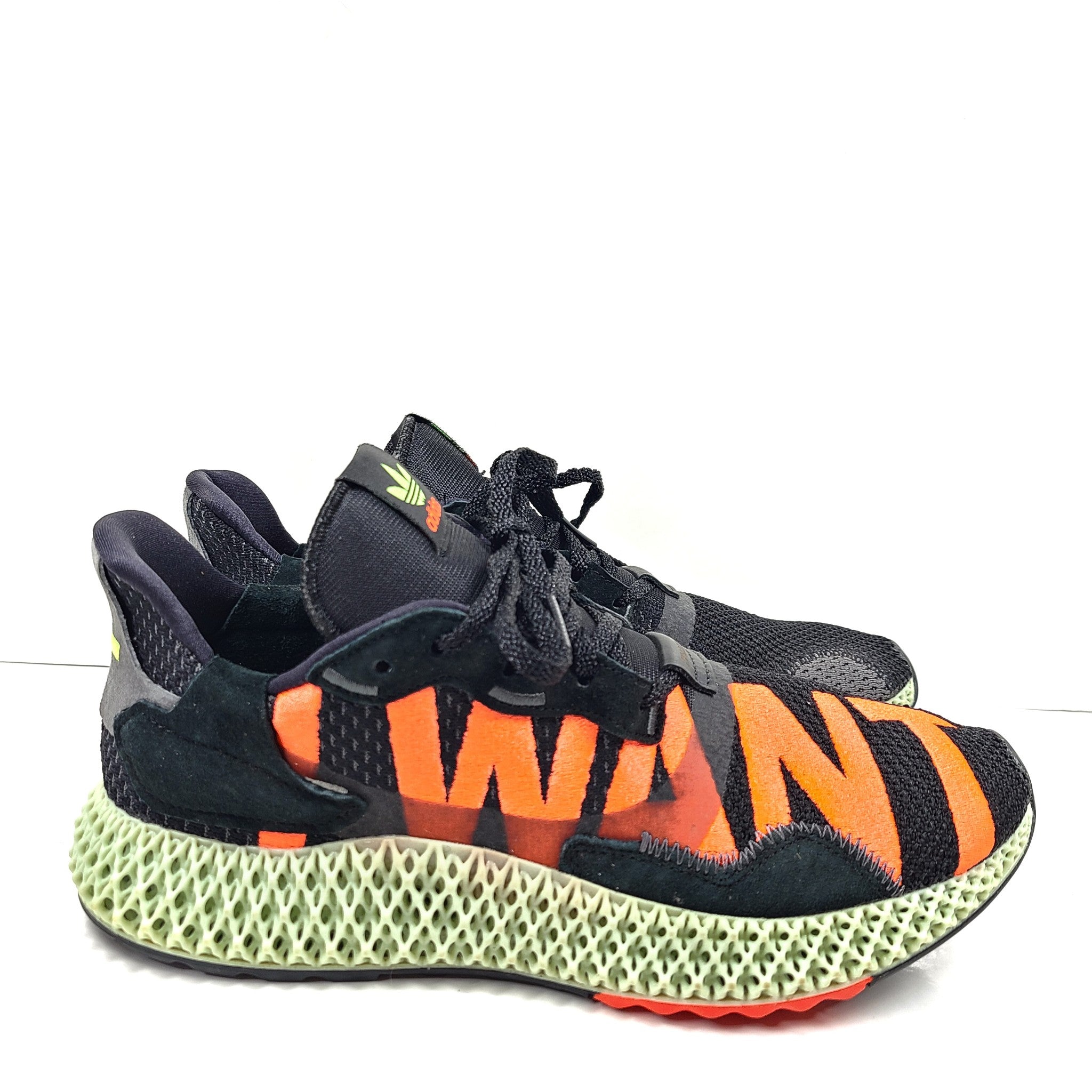 Adidas Men's Torsion ZX 4000 4D Sneakers EF9625 I Want I Can Black Size 10