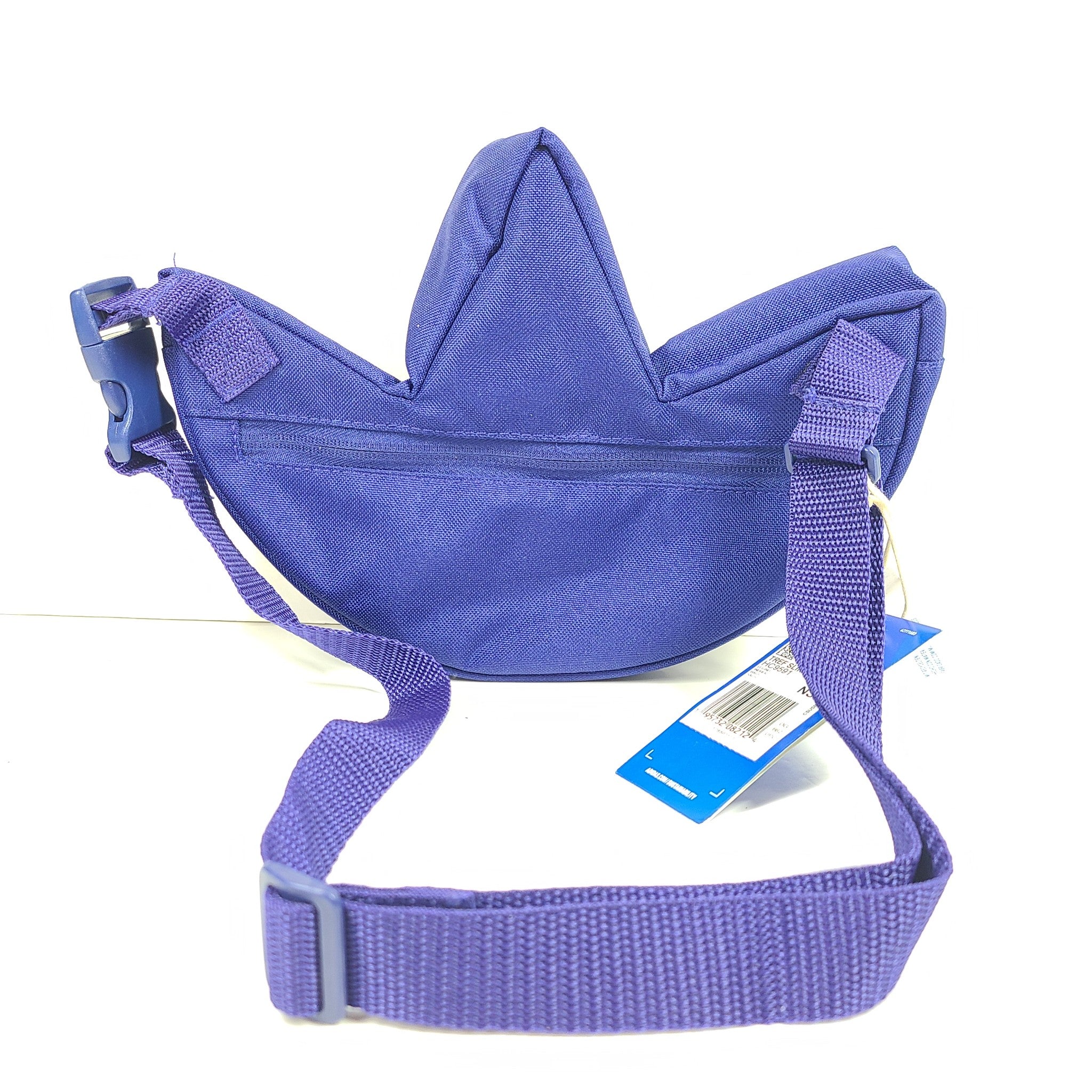 Adidas Trefoil Sling Bag Floral Print Funny Bag Blue NEW
