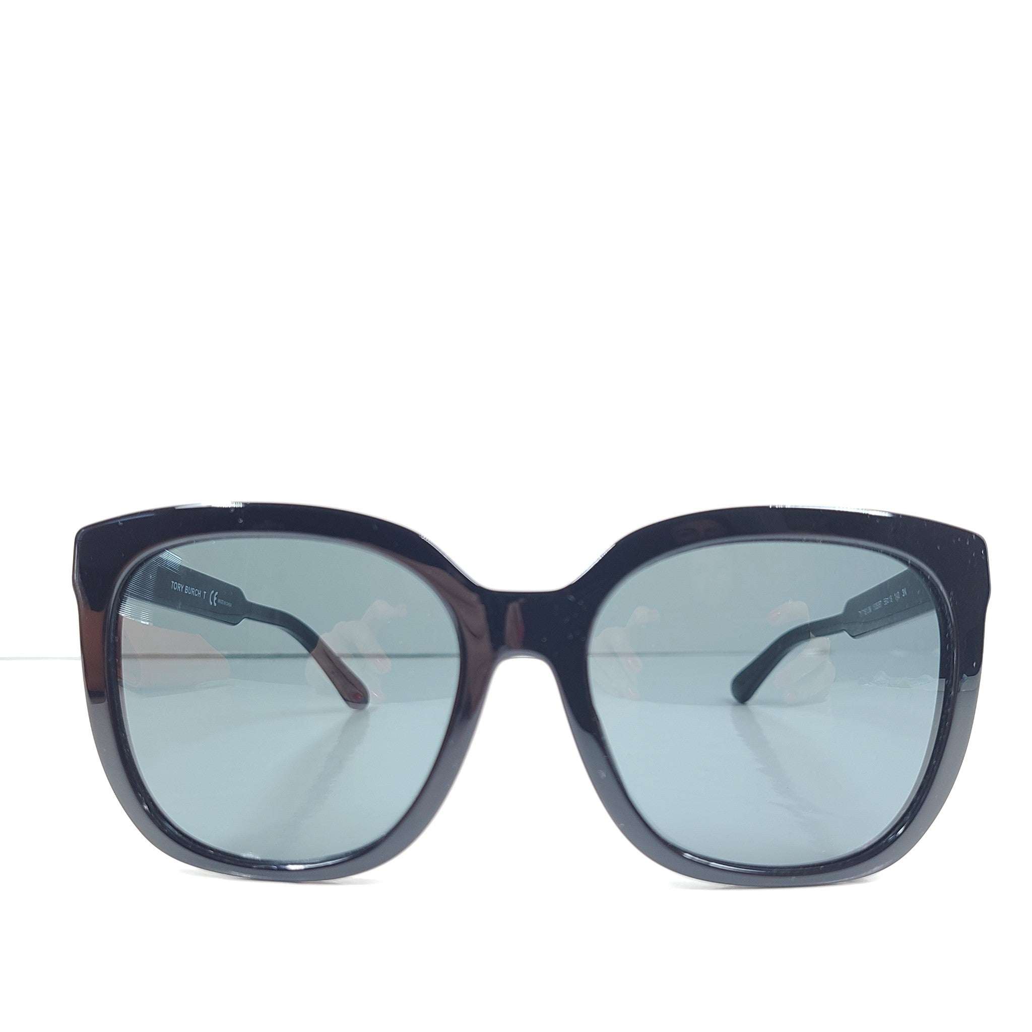 Tory Burch Women's Square Sunglasses TY7161U Full Rim 56 x 18 140 Solid Black