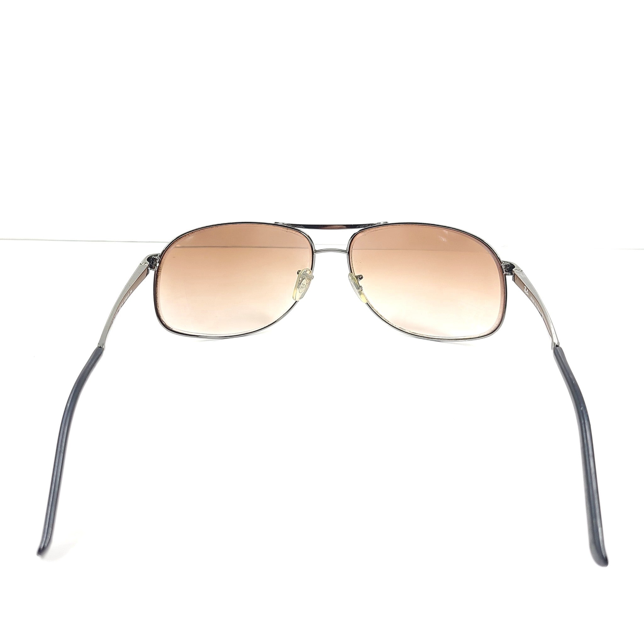 Ray Ban Men's Aviator Brown Gradient RB3387 Classic Sunglasses 67-15 Gunmetal