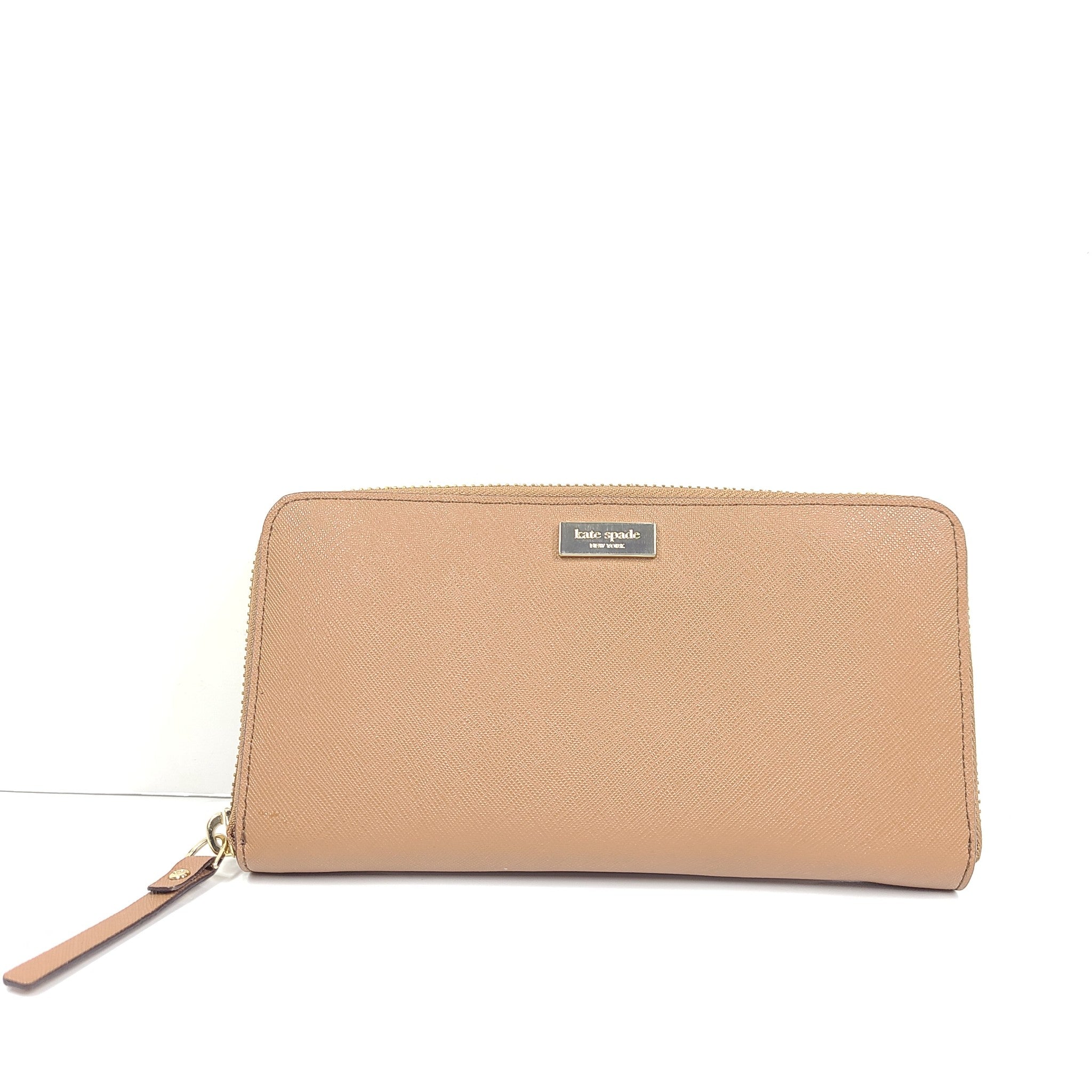 Kate Spade Newbury Lane Neda Balletslipper Wallet Leather WLRU1498 Brown