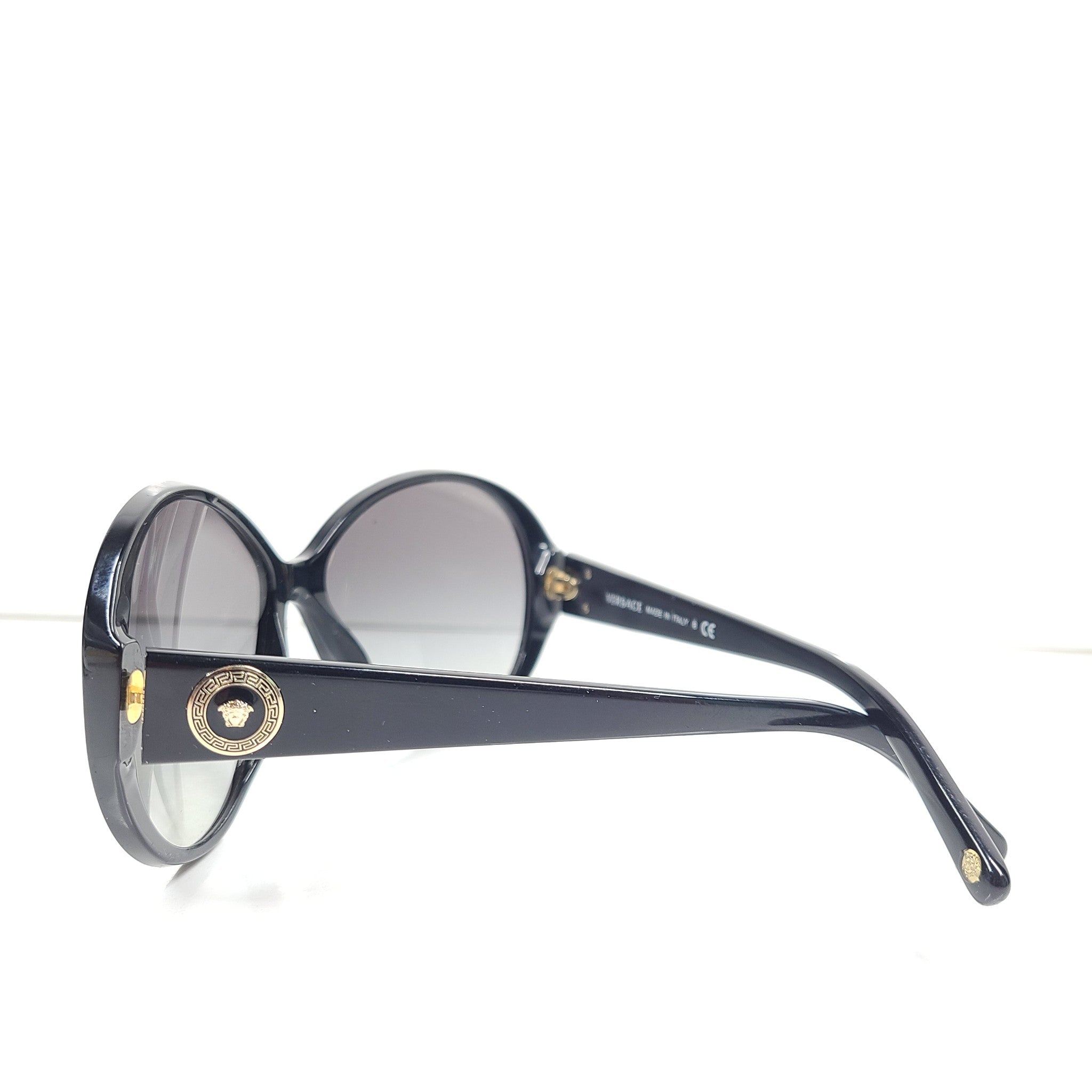 Versace Women's 4239 Medusa Oversized Sunglasses GB1/11 58mm Gradient Lens Black