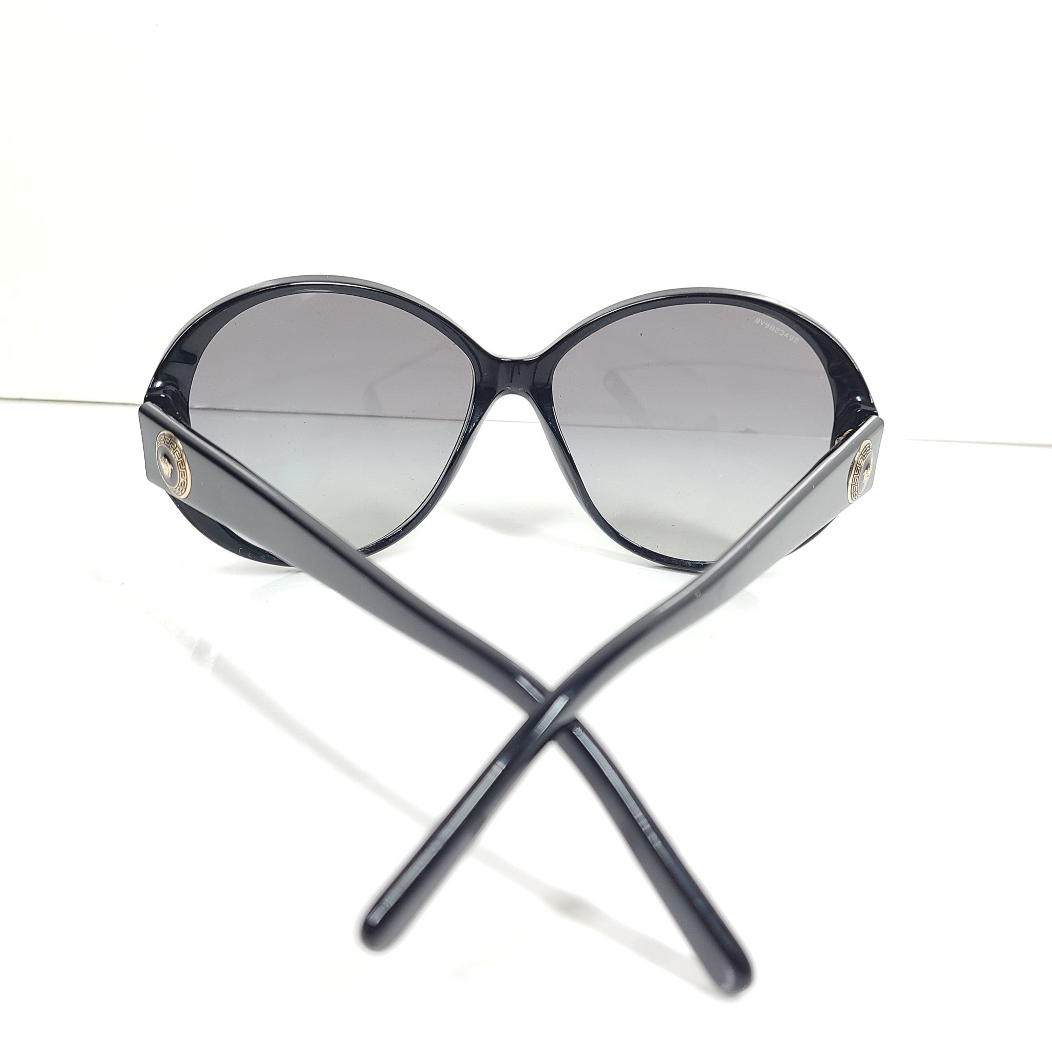 Versace Women's 4239 Medusa Oversized Sunglasses GB1/11 58mm Gradient Lens Black