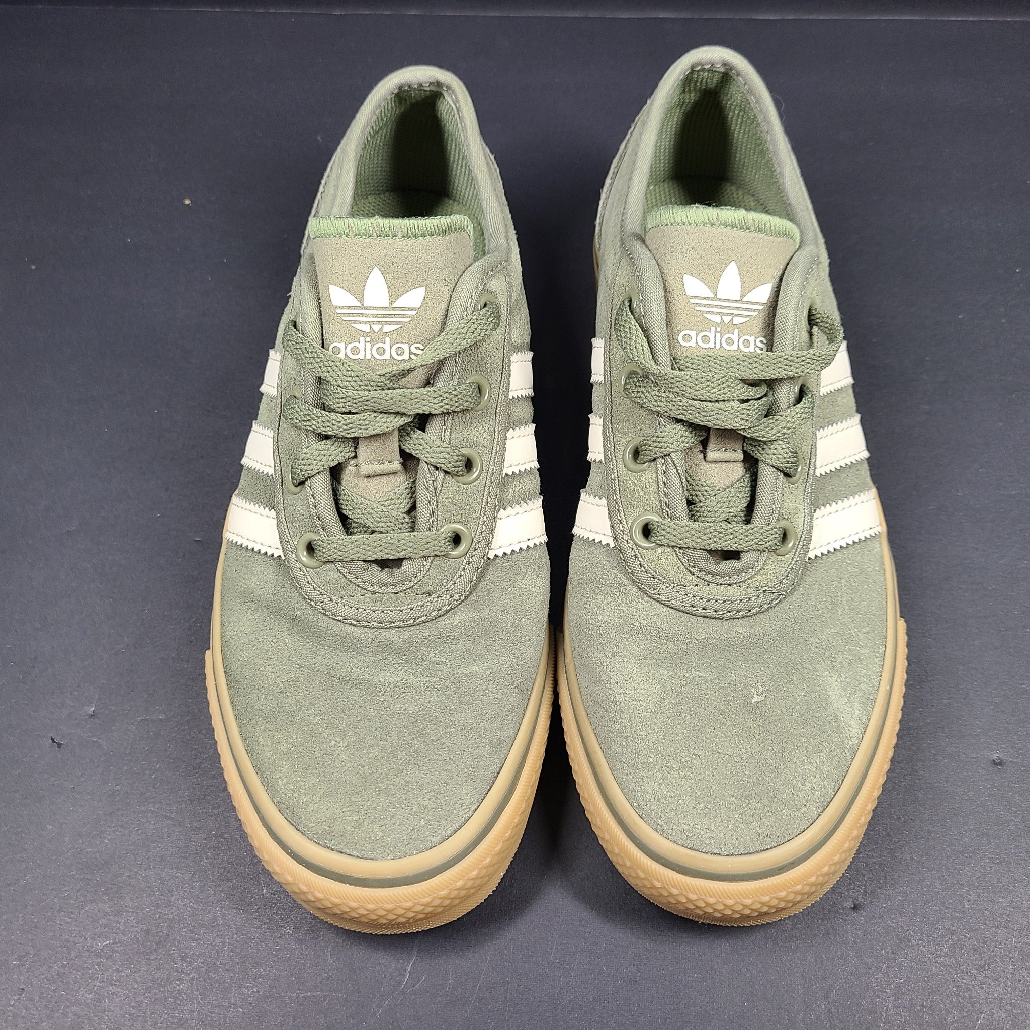 Adidas Unisex Adi-Ease Suede Sneakers EG2489 Legacy Skateboarding Green Size 6