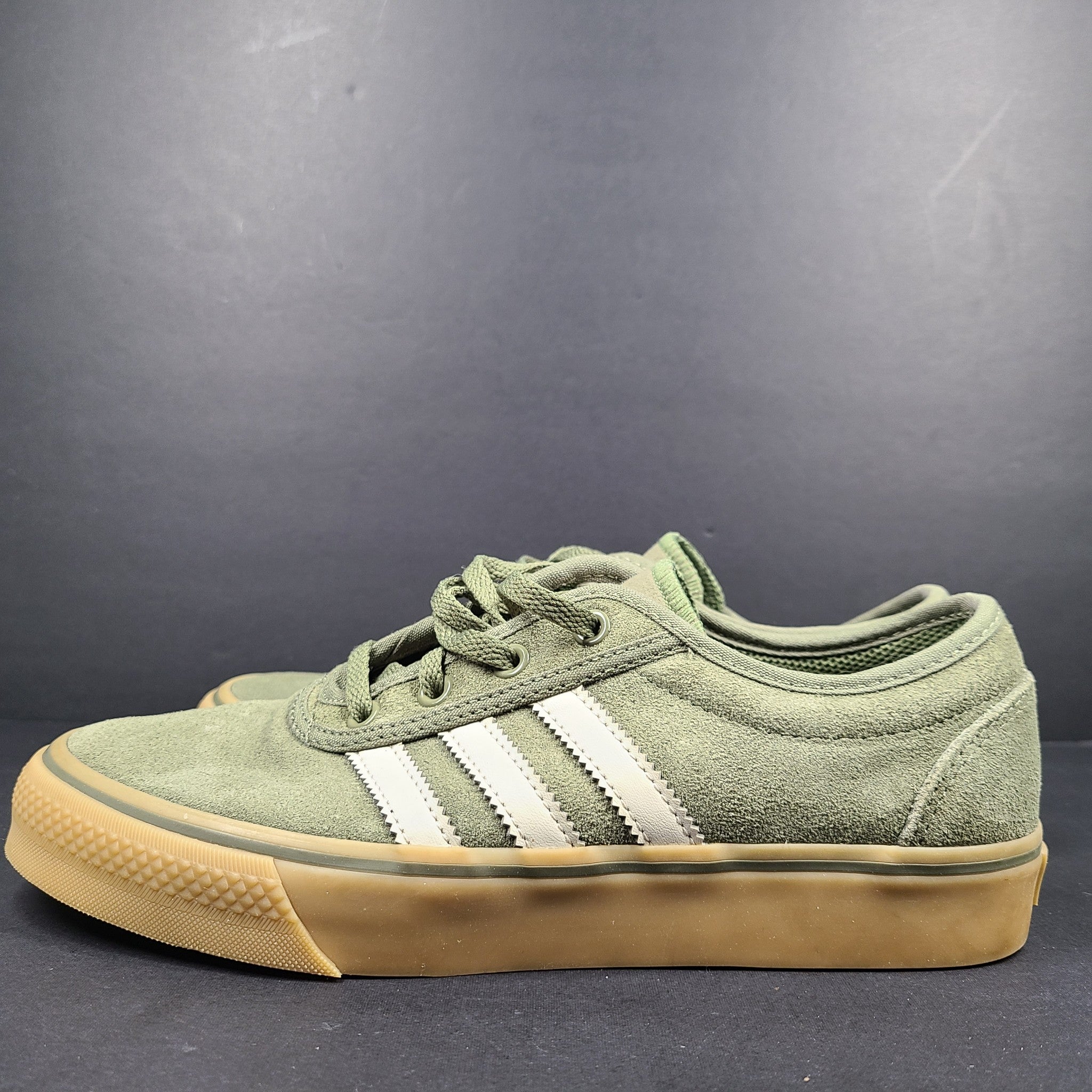 Adidas Unisex Adi-Ease Suede Sneakers EG2489 Legacy Skateboarding Green Size 6