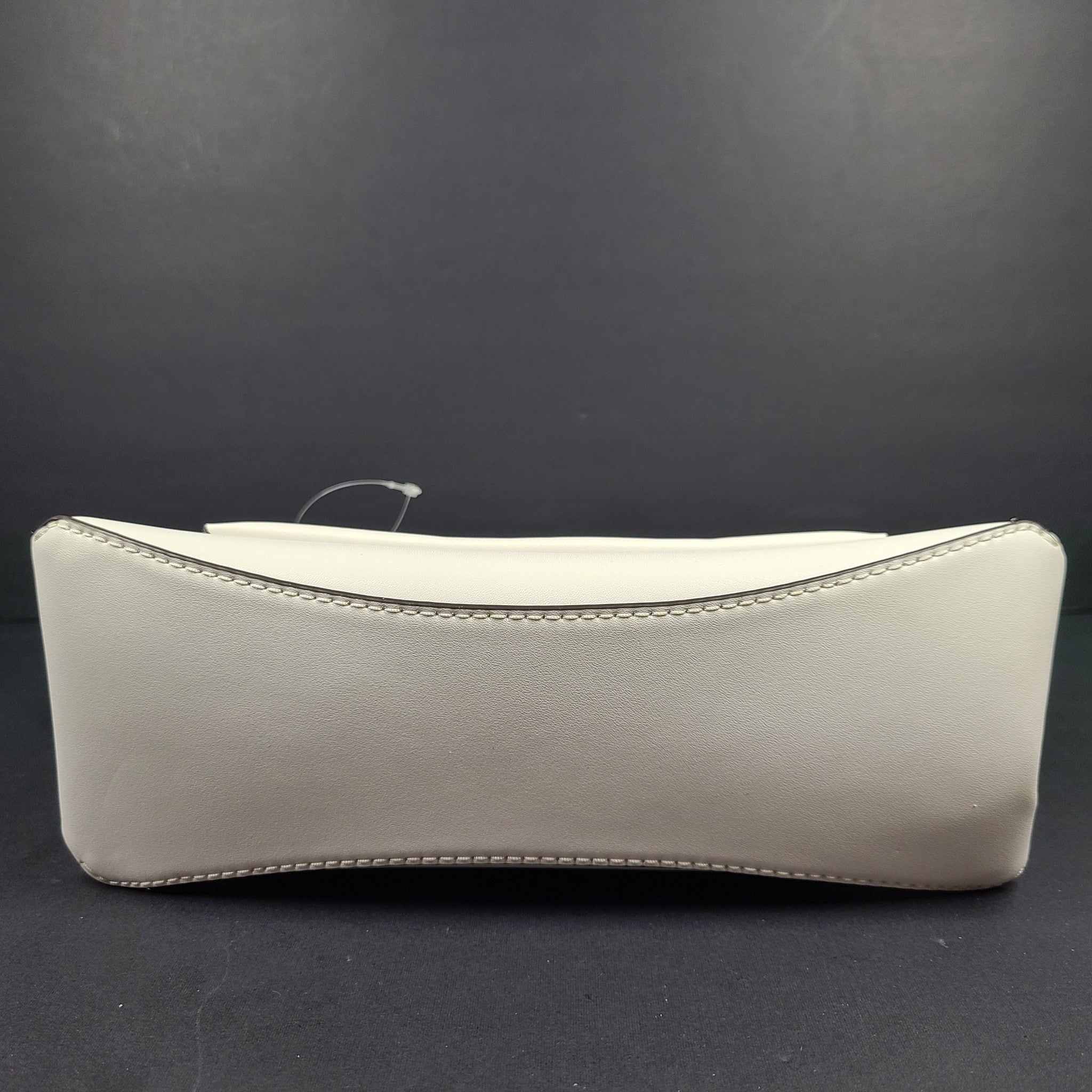 Michael Kors Cece Medium Leather Messenger Bag Crossbody Strap White