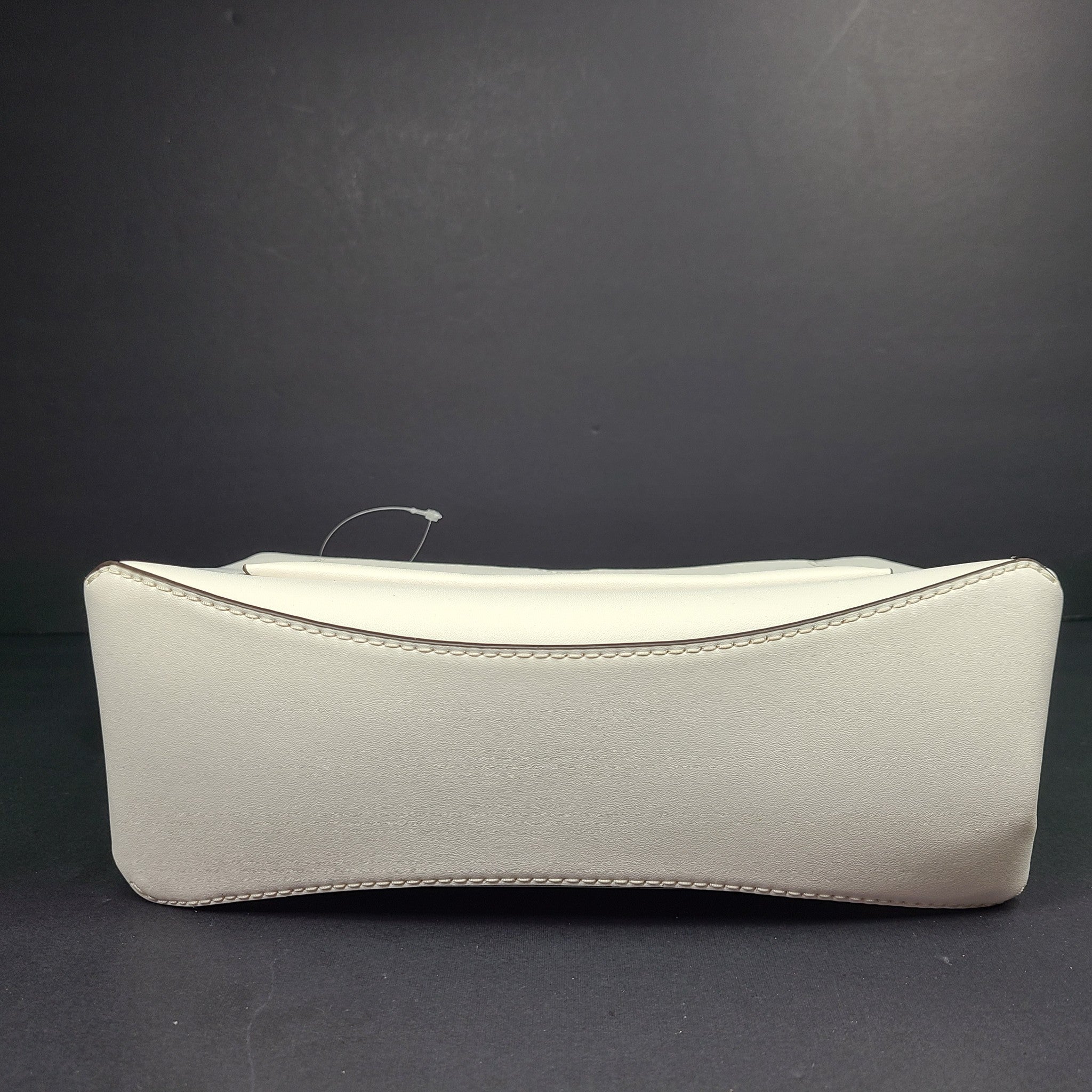 Michael Kors Cece Medium Leather Messenger Bag Crossbody Strap White