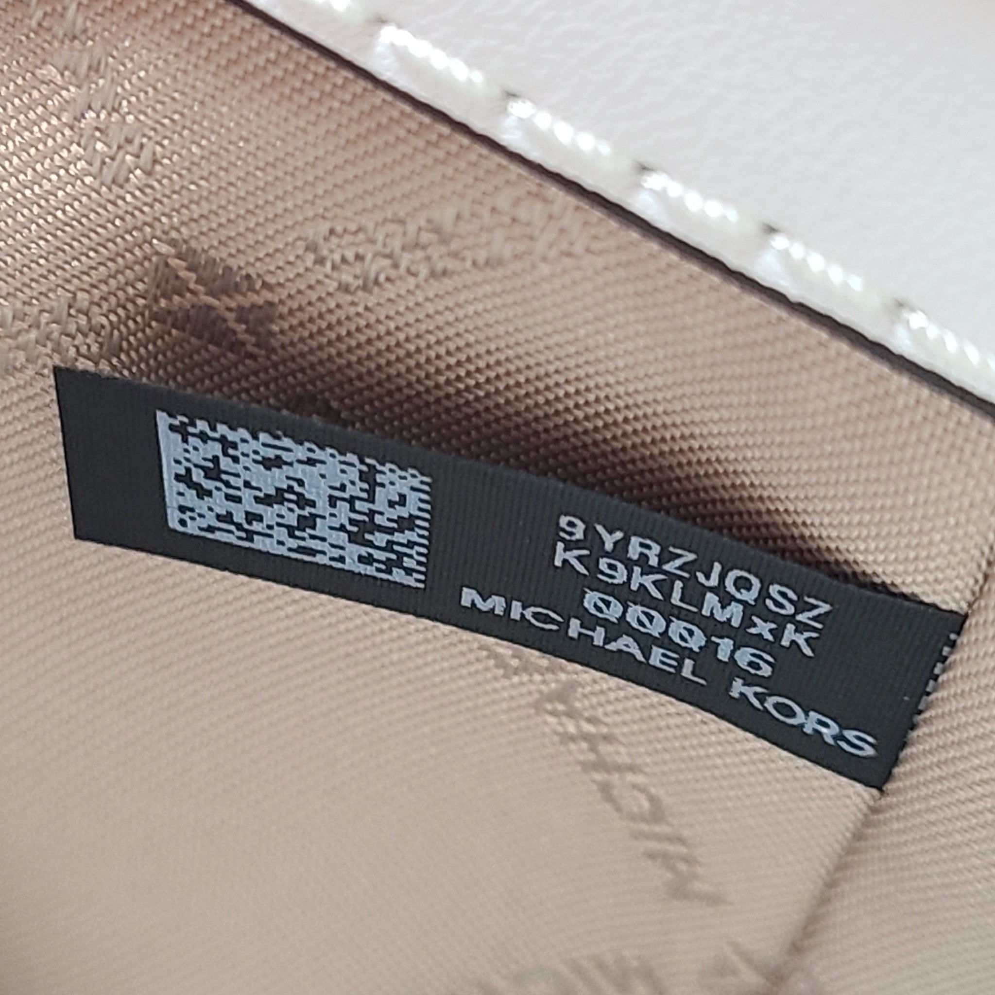 Michael Kors Cece Medium Leather Messenger Bag Crossbody Strap White