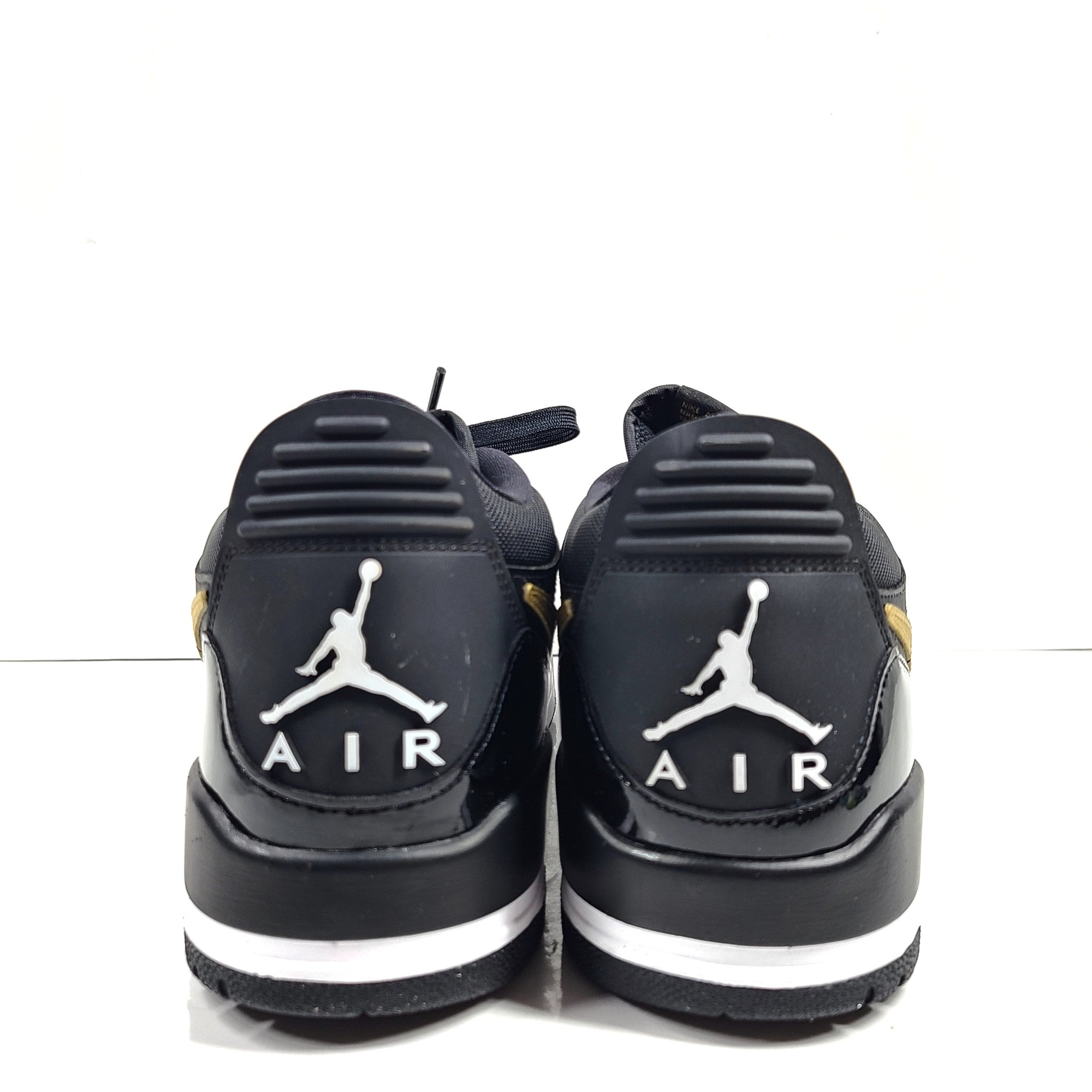 Nike Men's Jordan Legacy 312 Low Sneakers Black Metallic Gold CD7069-071 Size 12