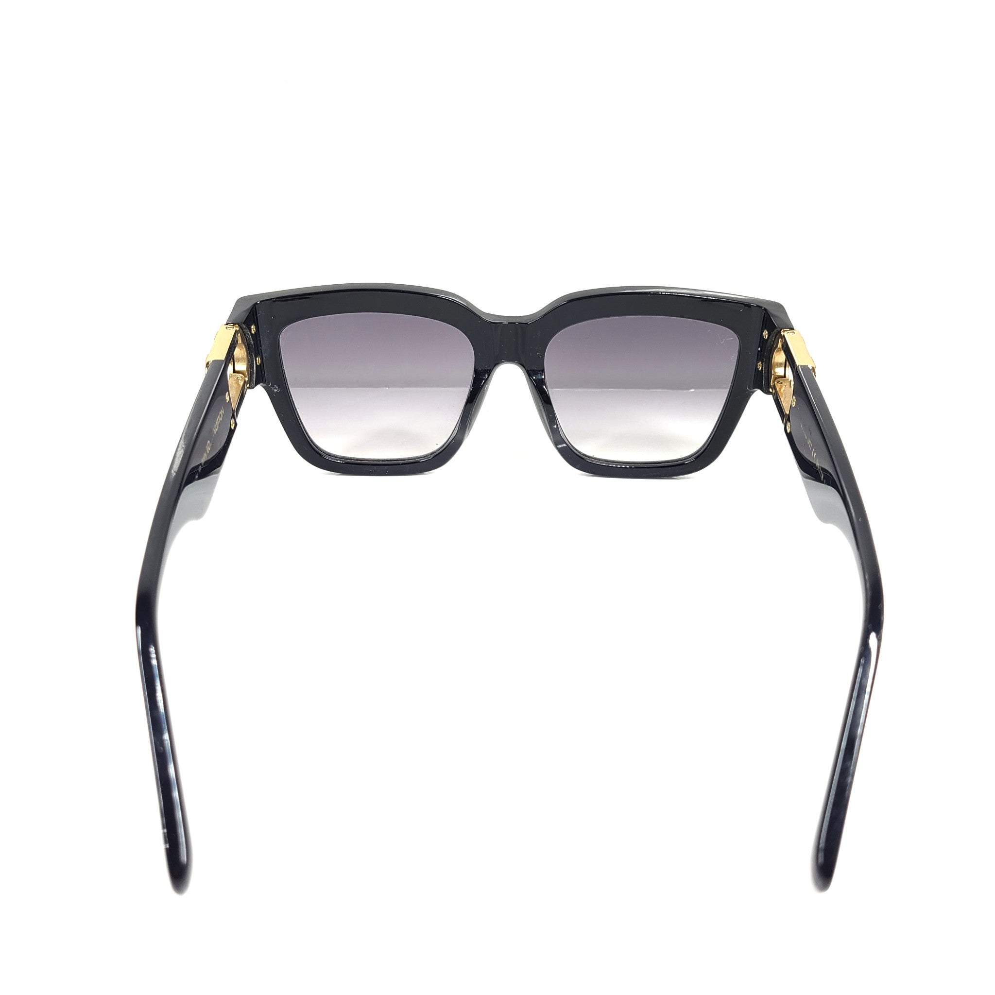 Louis Vuitton Women's LV Link PM Square Sunglasses Z1566 54x18 145 Black