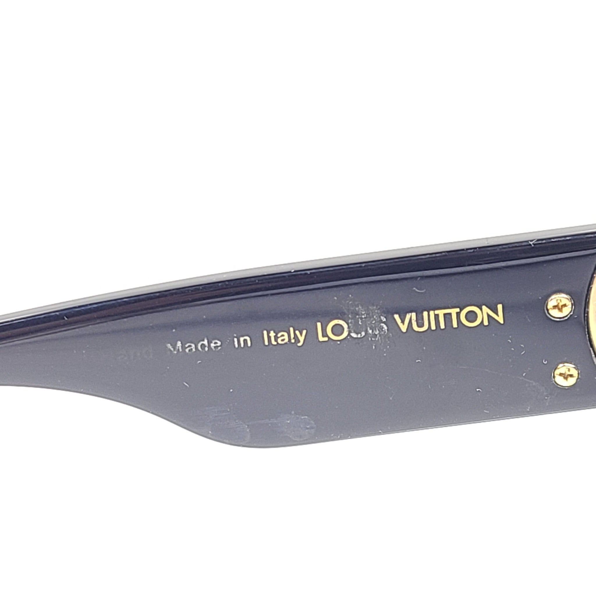 Louis Vuitton Women's LV Link PM Square Sunglasses Z1566 54x18 145 Black