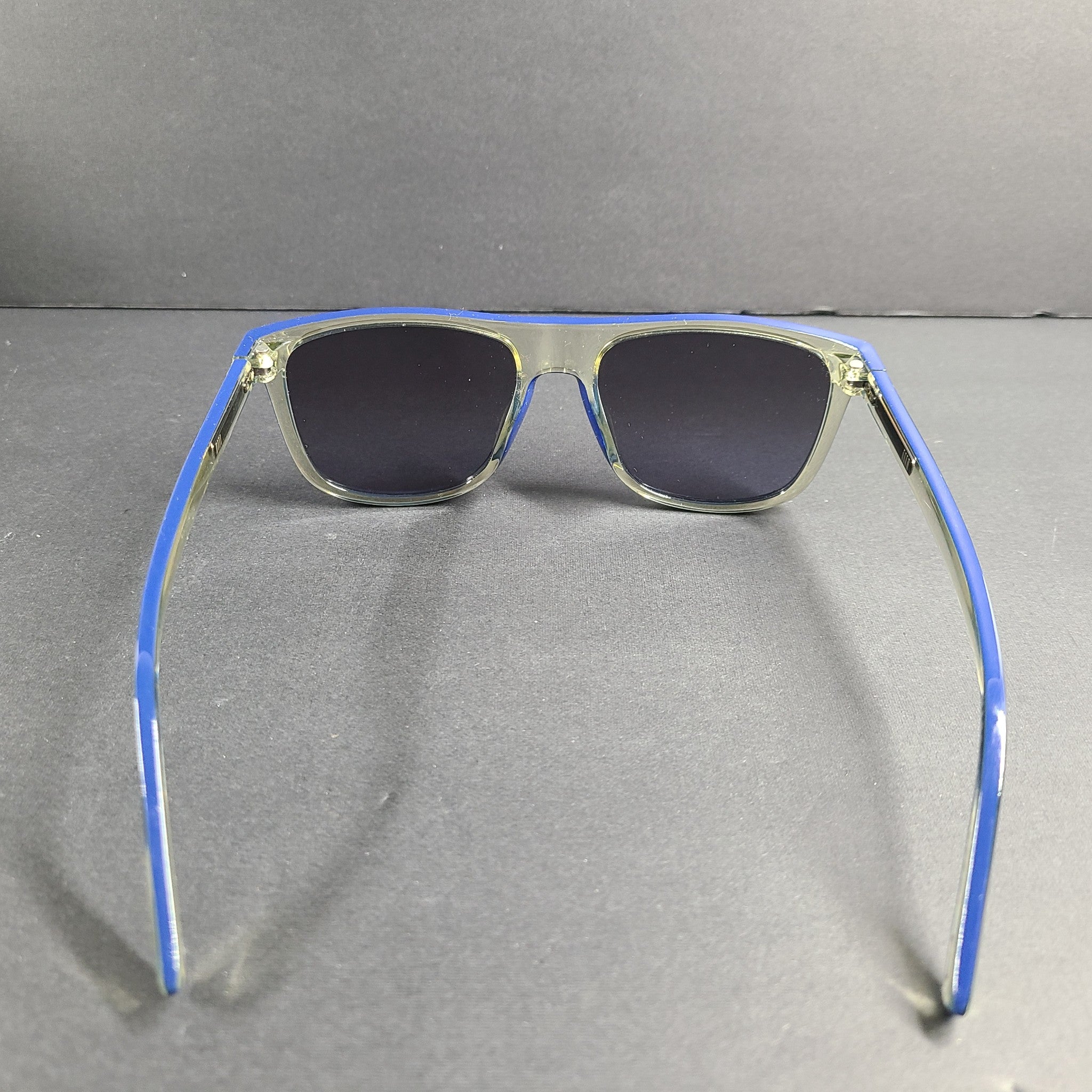 Marc Jacobs MARC221/S QM496 Rectangle Sunglasses Crystal Blue Mirror Shaded