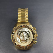 Invicta Men's Reserve Quartz Watch 55mm Stainless Steel Strap Gold Tone