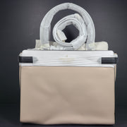 Kate Spade Staci Colorblock Large Satchel Bag Leather WKRU6950 Beige NWT