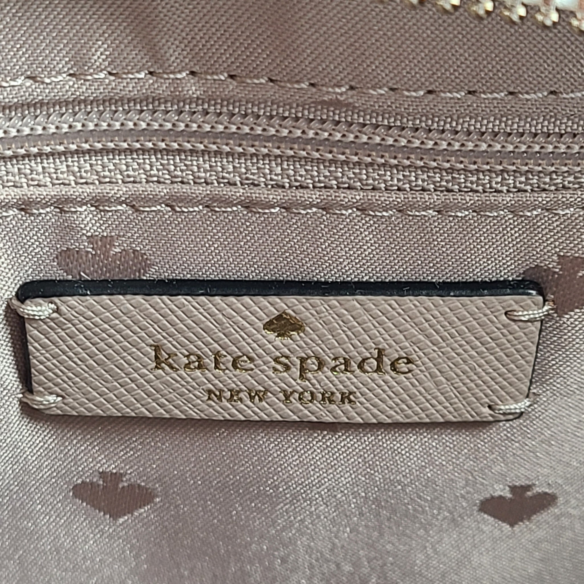 Kate Spade Staci Colorblock Large Satchel Bag Leather WKRU6950 Beige NWT