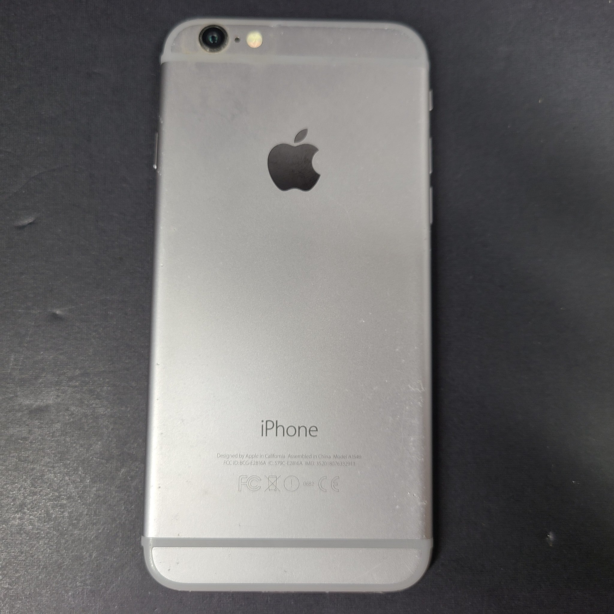 Apple iPhone 6 - 128 GB - Space Gray (Unlocked) A1549 (GSM) Smartphone READ V2