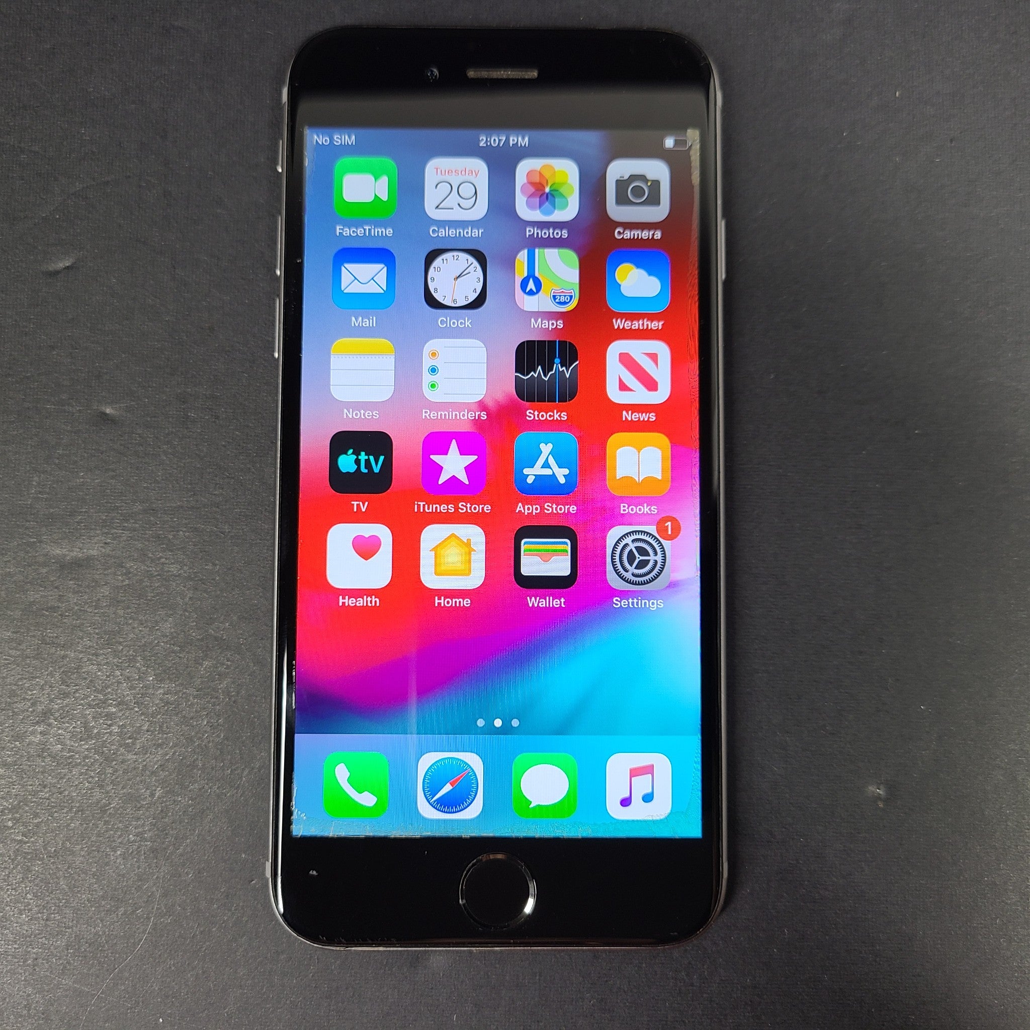 Apple iPhone 6 - 128 GB - Space Gray (Unlocked) A1549 (GSM) Smartphone READ V2