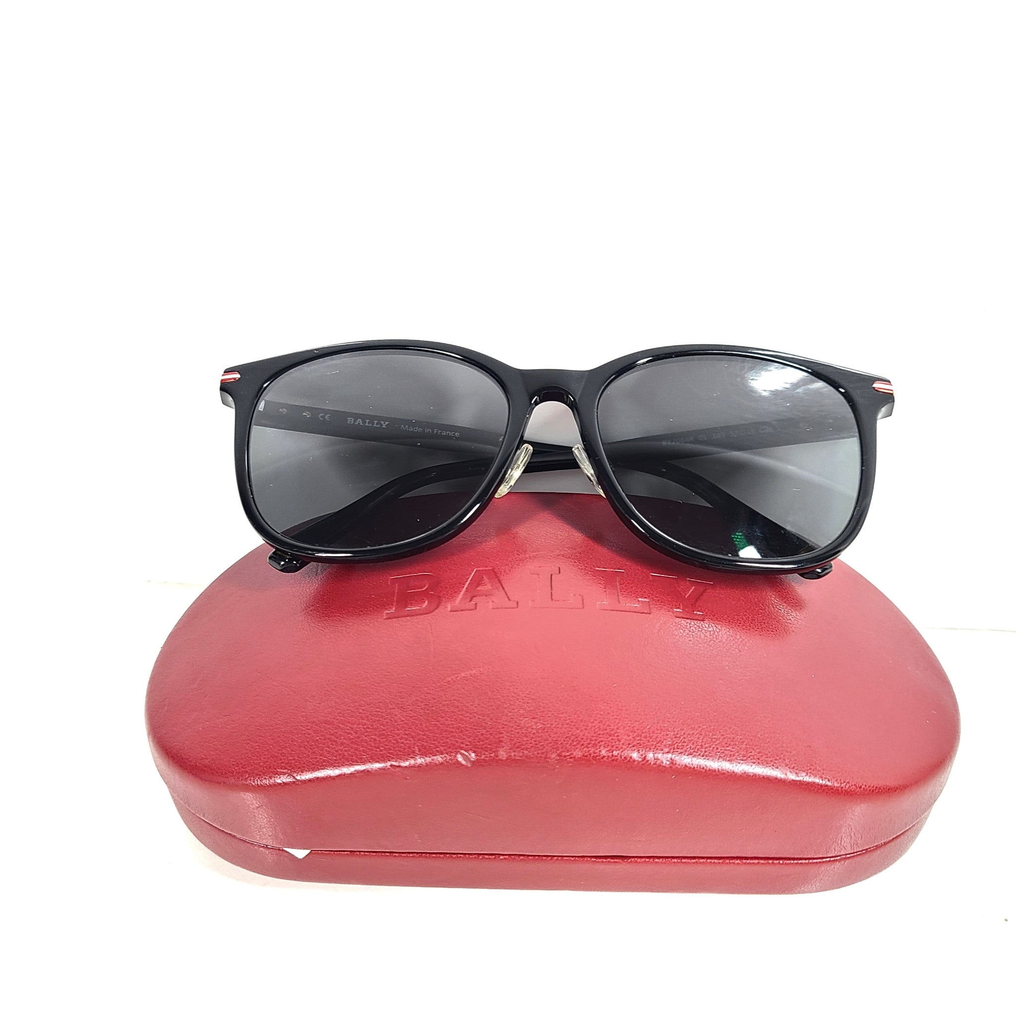 Bally BY7064K Unisex Square Cat Eye FRAME ONLY 57x18x149 Black