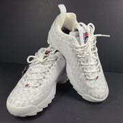Fila Women's Disruptor II Casual Street Sneaker "White Logo" 5FM00699-101 Sz 7.5