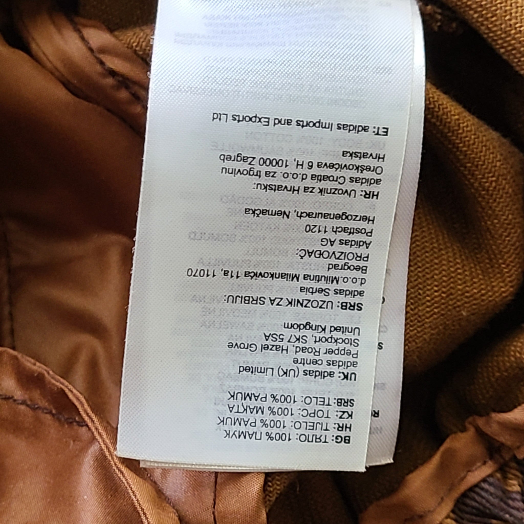 Adidas Originals x Ivy Park Crop Monogram Jacket & Monogram Zipper Pants Brown S