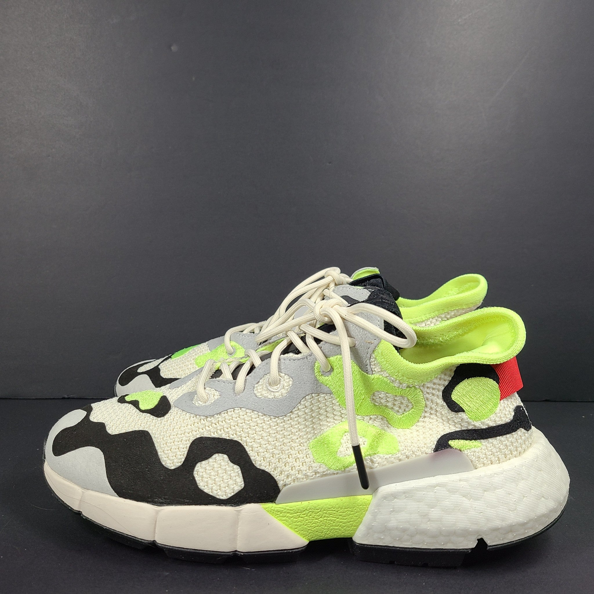 Adidas Men's P.O.D. S3.2 ML 'White Hi-Res Yellow' EE6439 Sneakers Shoes Sz 8 NEW