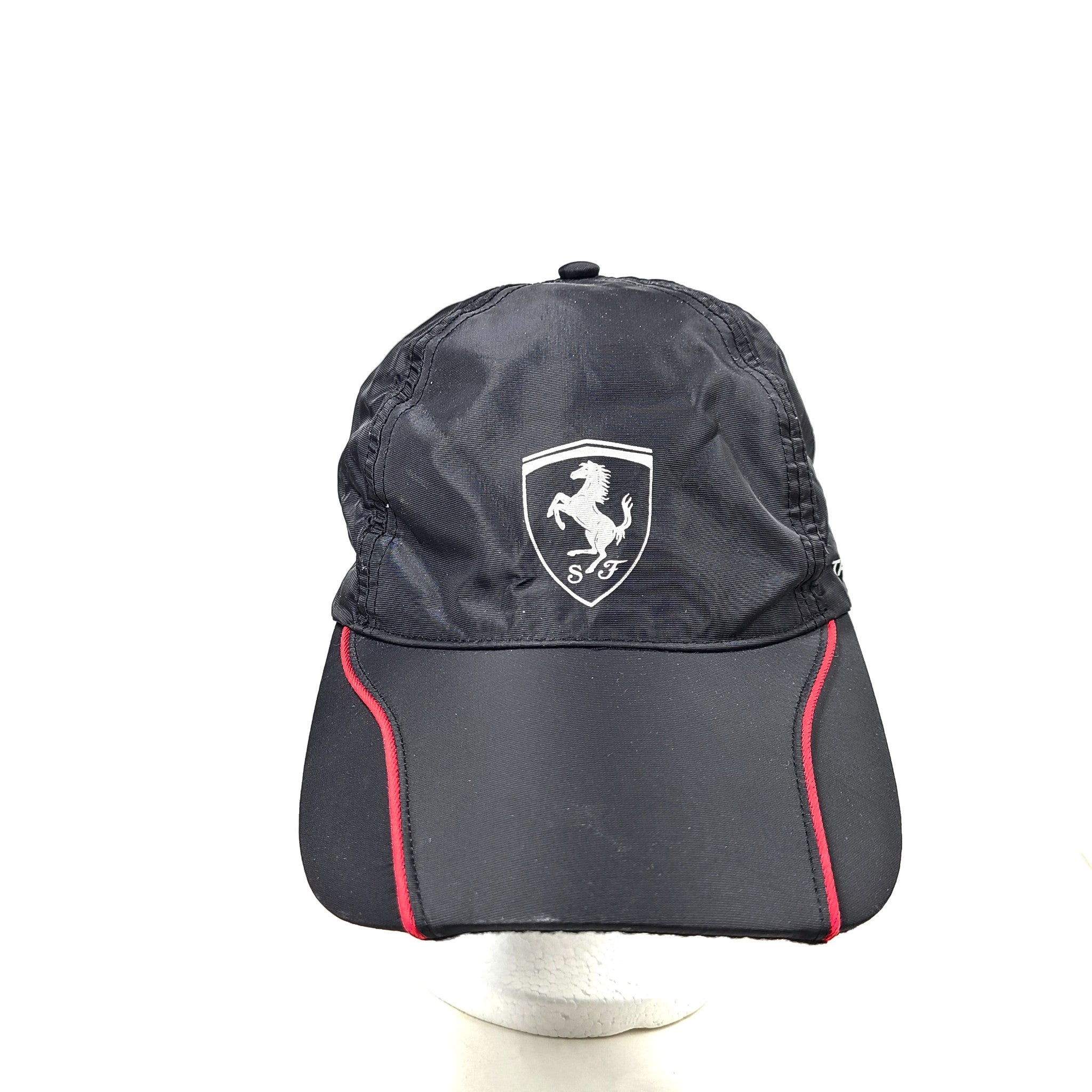 Ferrari Scuderia Training Monogram Logo Cap Adjustable Black One Sz