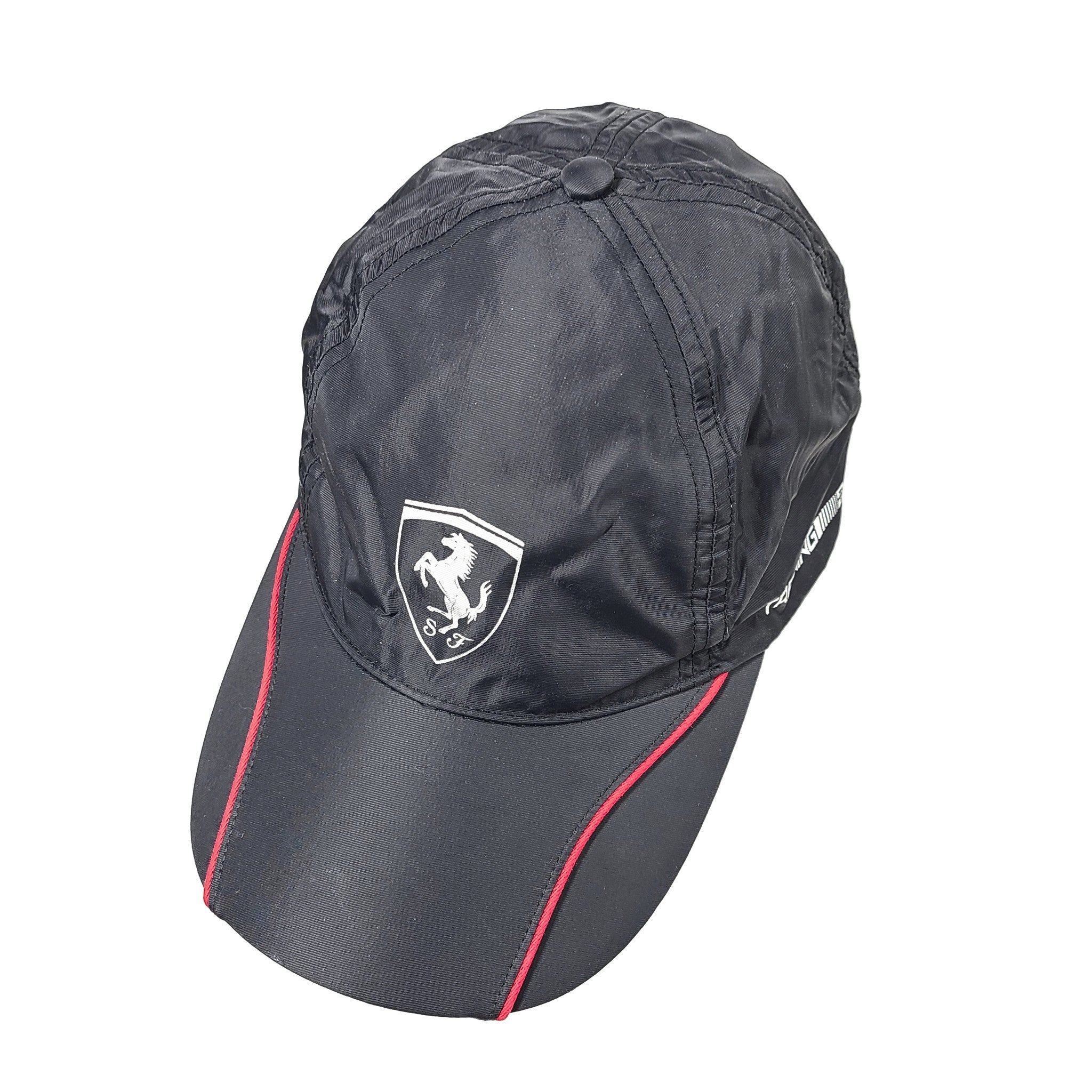 Ferrari Scuderia Training Monogram Logo Cap Adjustable Black One Sz
