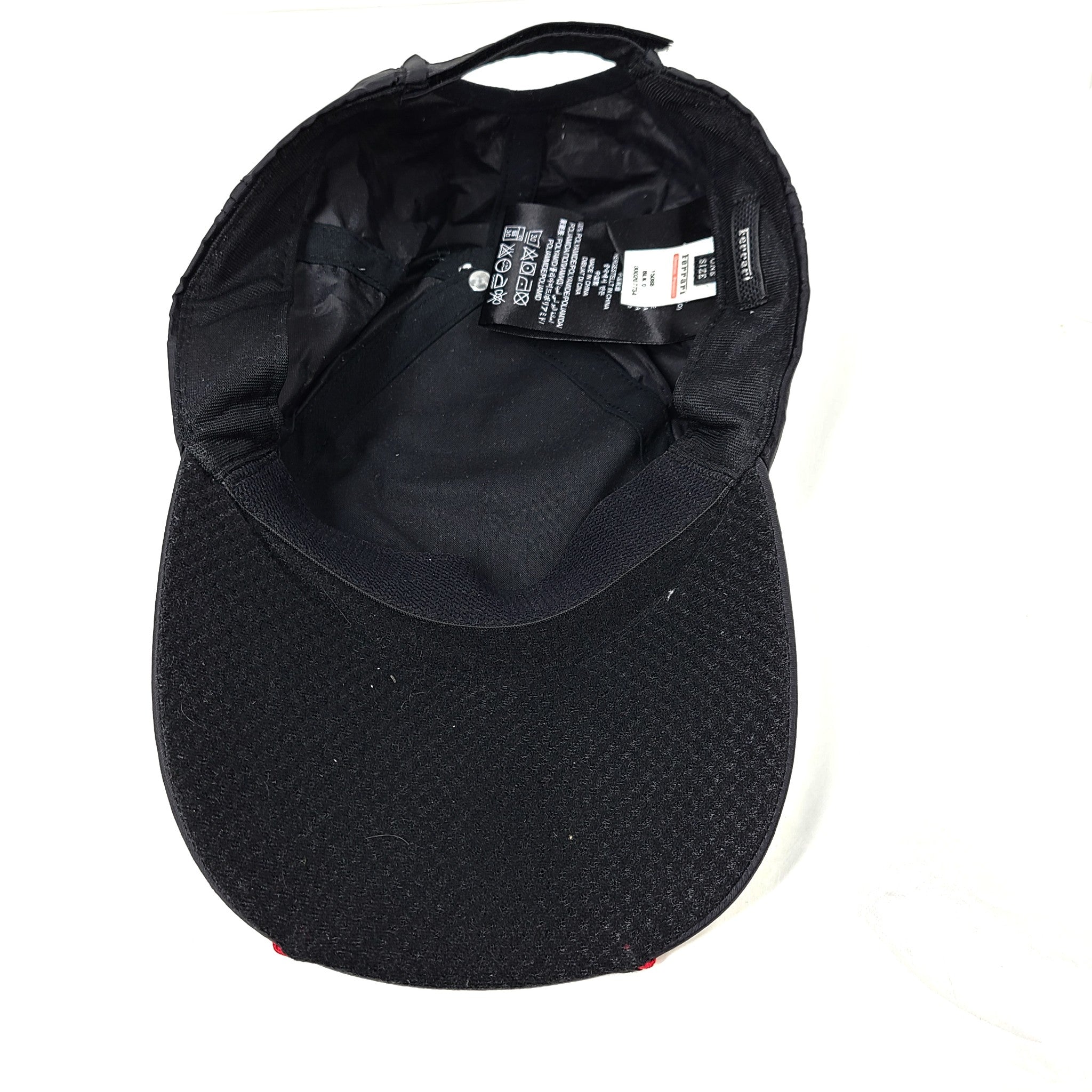 Ferrari Scuderia Training Monogram Logo Cap Adjustable Black One Sz