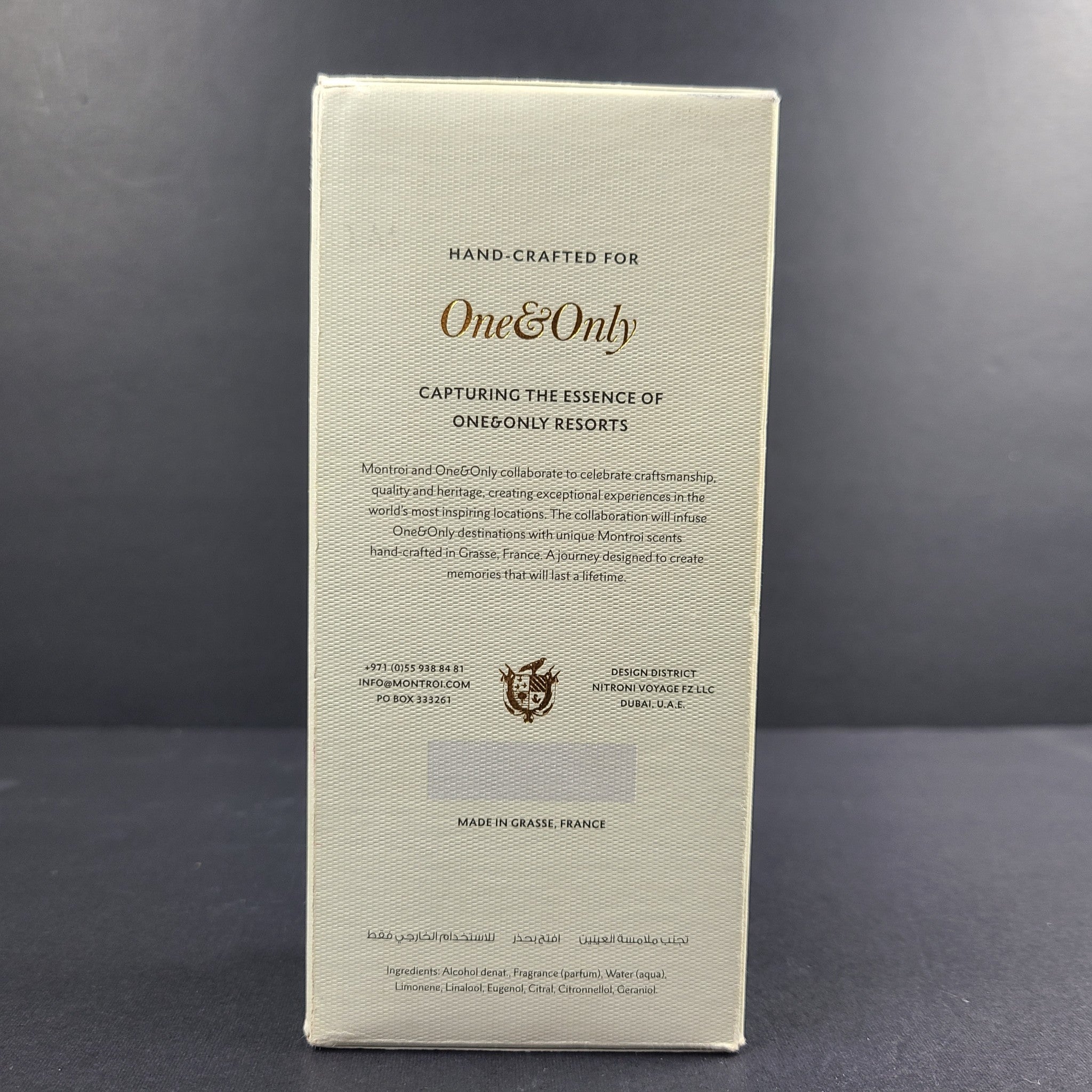 Montroi Castaway Eau de Parfum 3.4 oz / 100 ml One & Only Maldives NEW