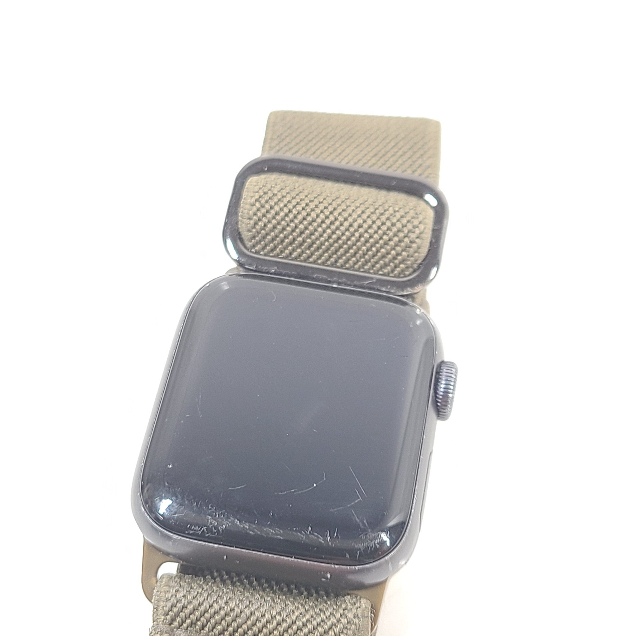 Apple Watch SE A2351 GPS Only Gray Aluminum+Ceramic Case Black S/M Band V3