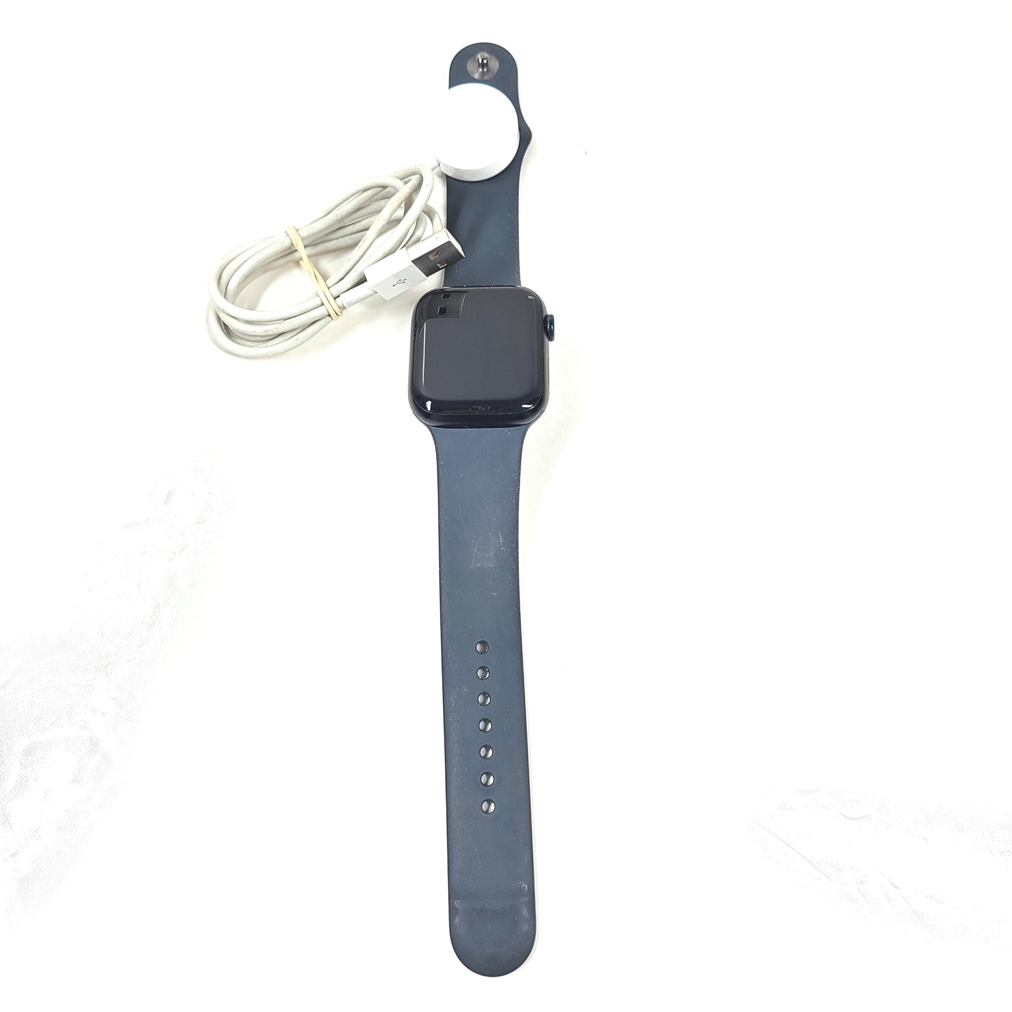 Apple Watch Series 9 45MM Black A2980 Aluminum & Ceramic Case GPS S/M Band