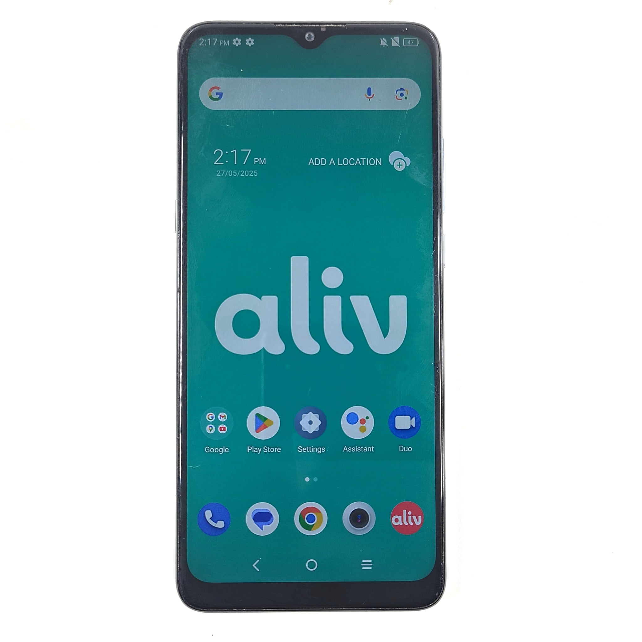 TCL 10 SE T766A 6.52" 64GB Android Smartphone (Locked to Aliv) - Silver Blue