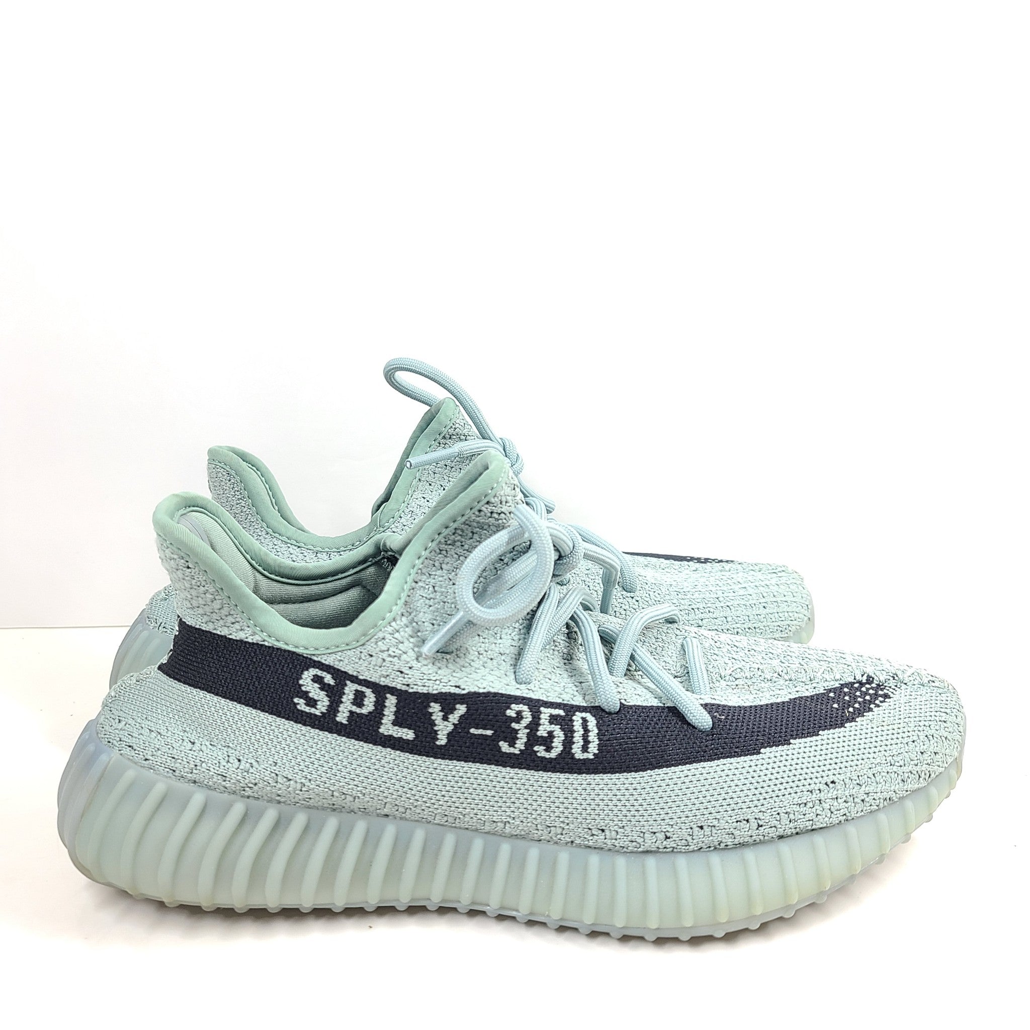 Adidas Yeezy Boost 350 V2 Salt HQ2060 Sneakers Knit Upper Onyx Green Sz 8