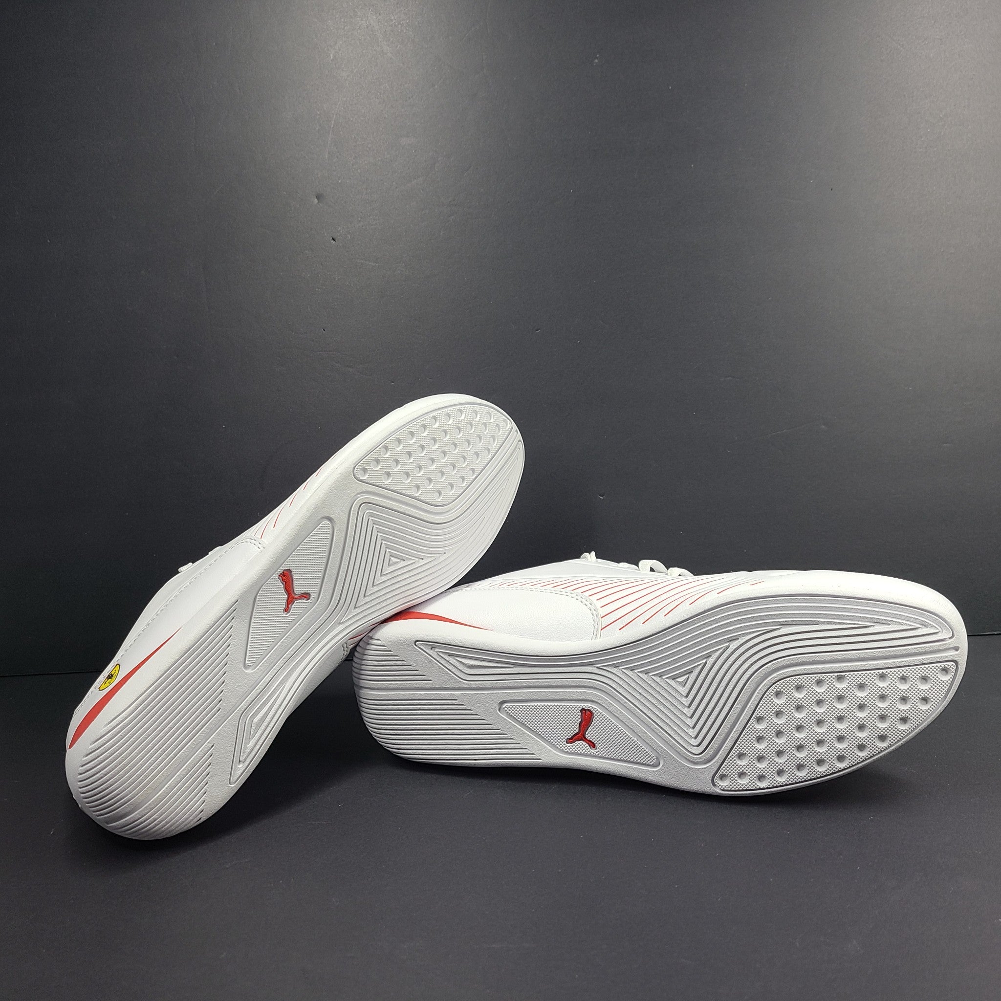 PUMA Scuderia Ferrari Drift Cat 7S Ultra Rosso Corsa Shoes 306424-06 White Sz 11