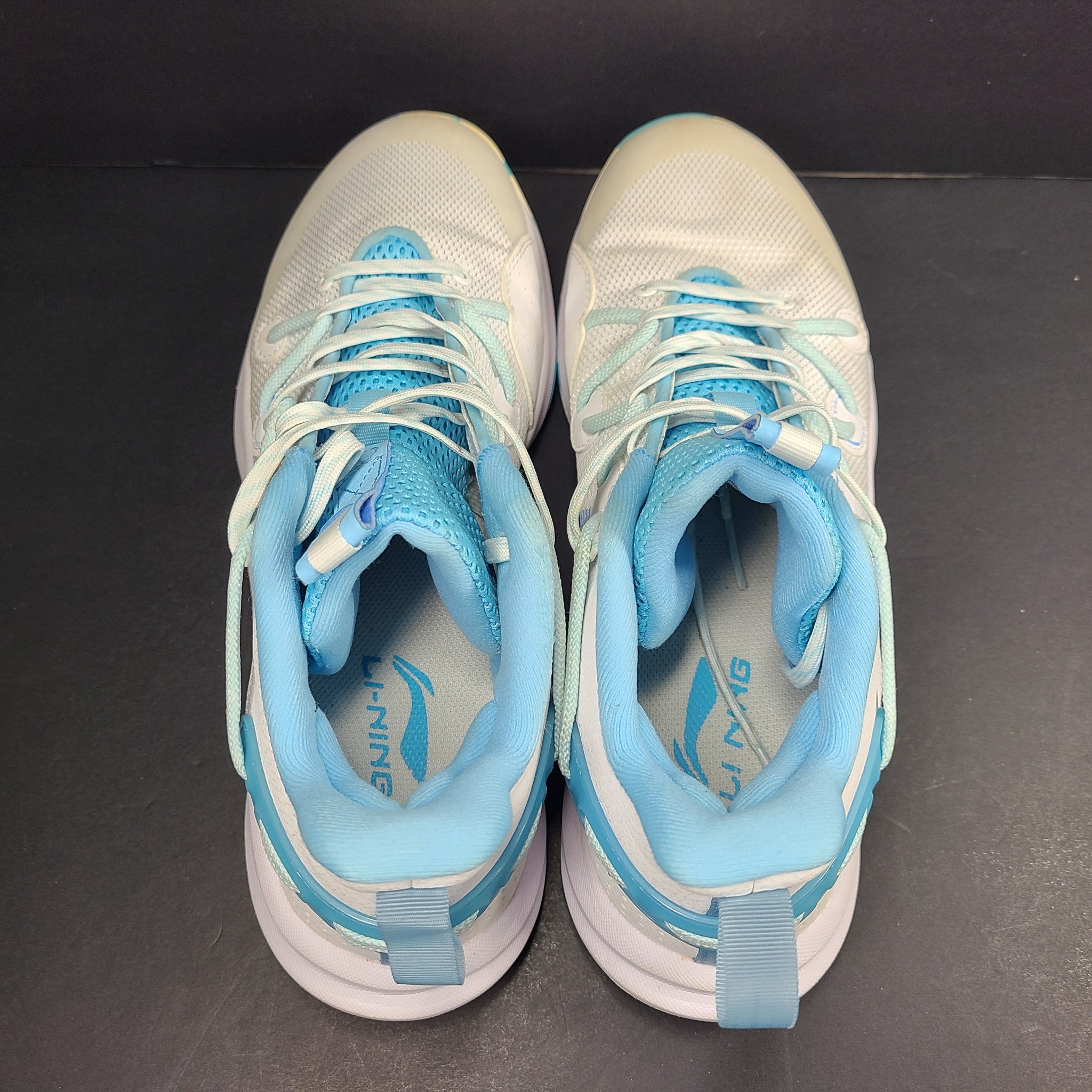 Li-Ning Speed Team Low Professional Basketball Sneakers Shoes White Blue 11
